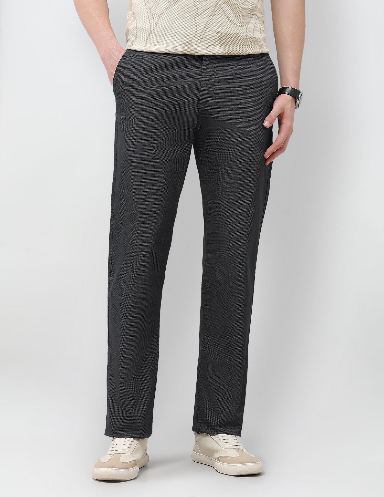 Mid Rise Riley Straight Fit Trousers