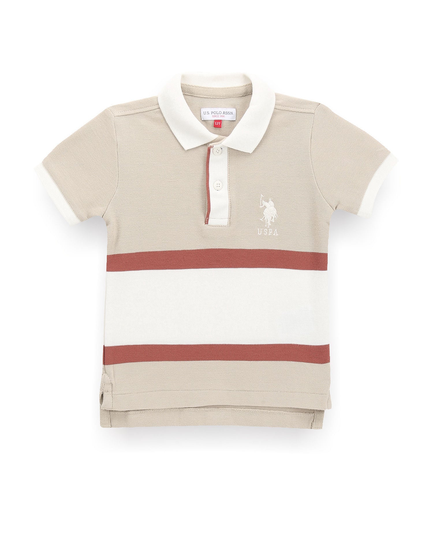 Boys Colour Block Polo Shirt