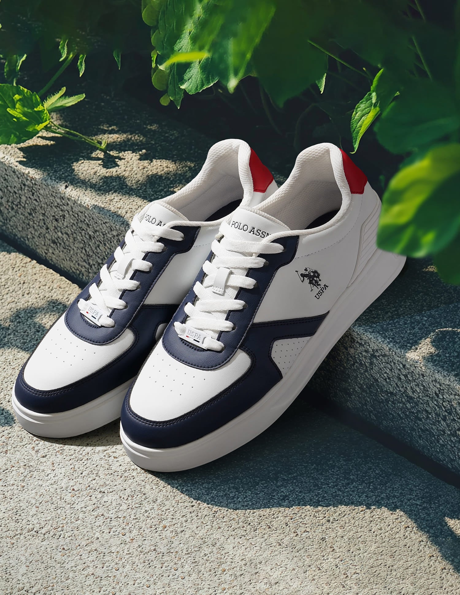 Men Nebo Colourblocked Sneaker Navy - U.S. Polo Assn. India | Large
