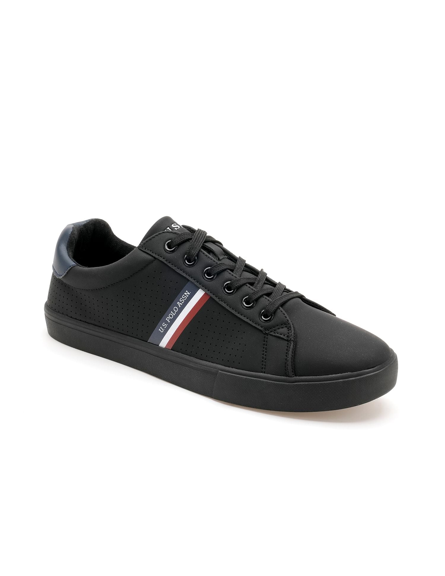 Men Capron 3.0 Solid Sneakers Black - U.S. Polo Assn. India | Large