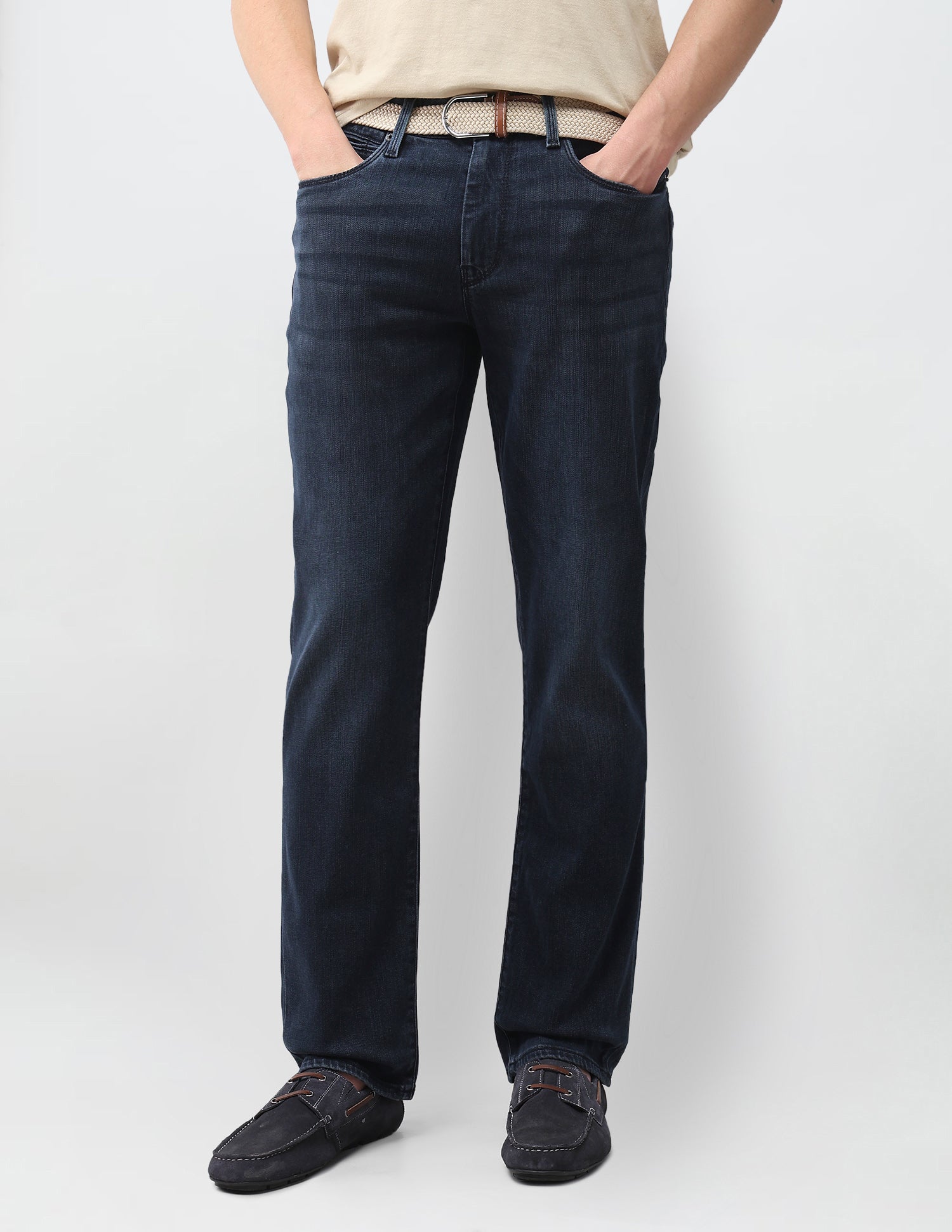 Harold Slim Straight Fit Blue Jeans