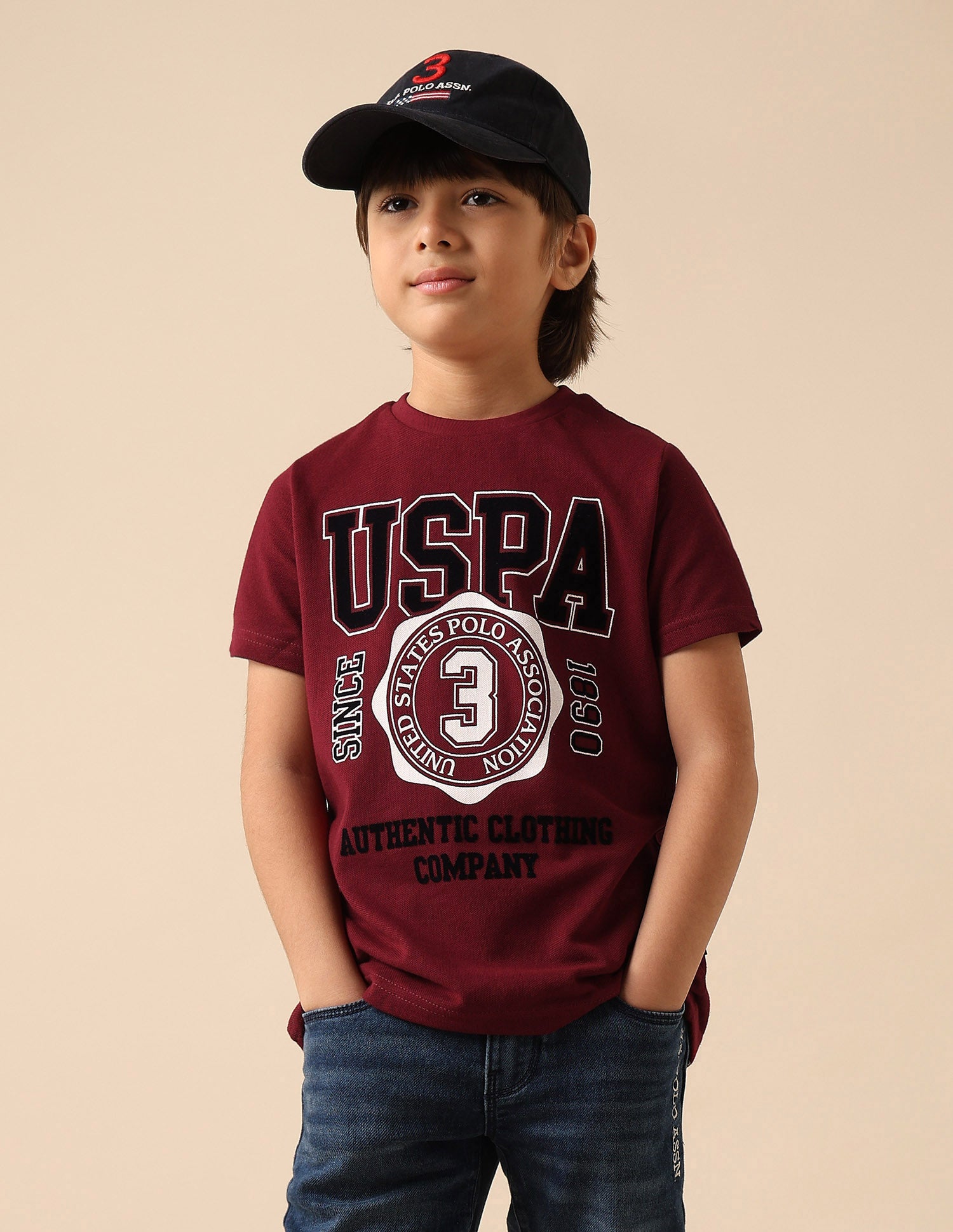 Boys Graphic Printed Pure Cotton T Shirt