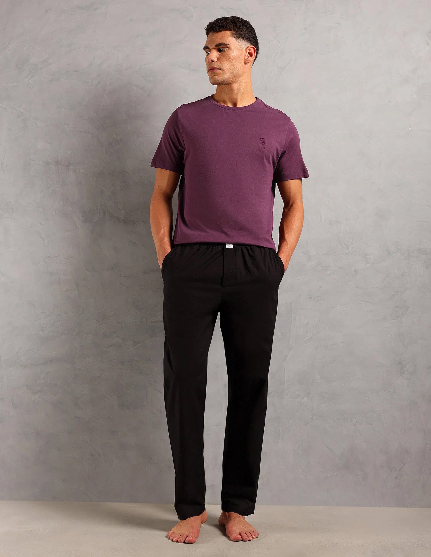 Solid Pure Cotton Sleep Set