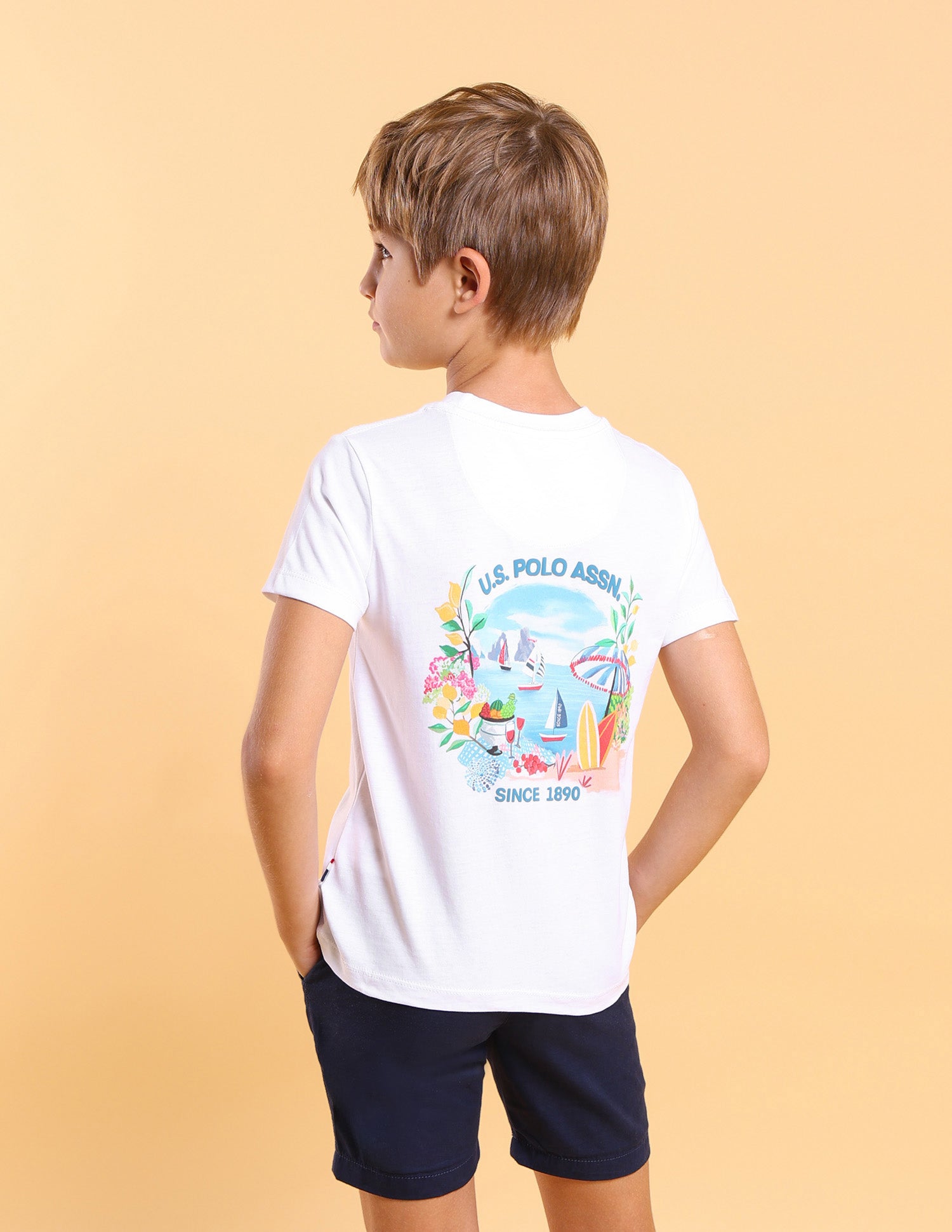 Boys Graphic Printed Regular Fit T-Shirt