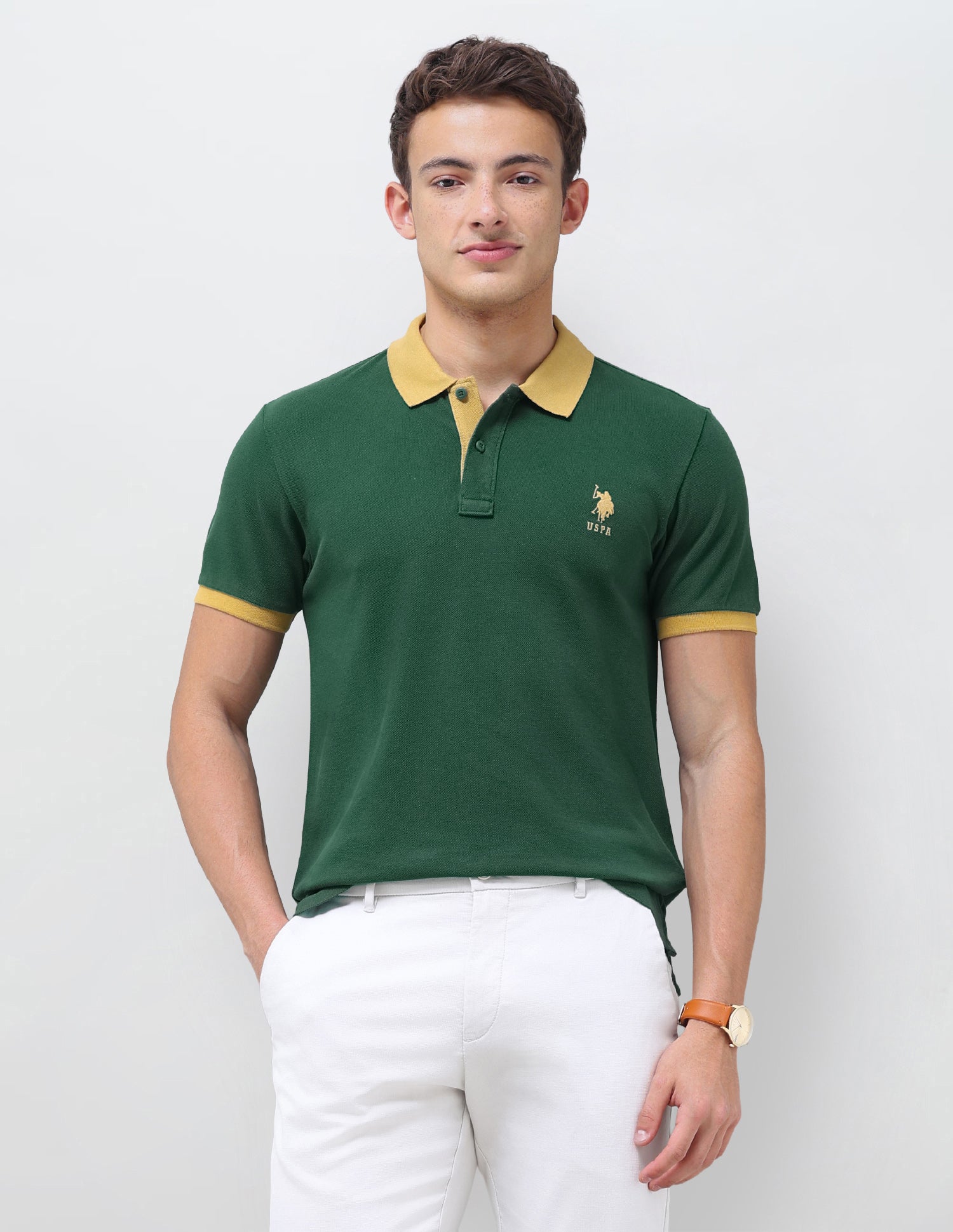 Solid Regular Fit Polo Shirt