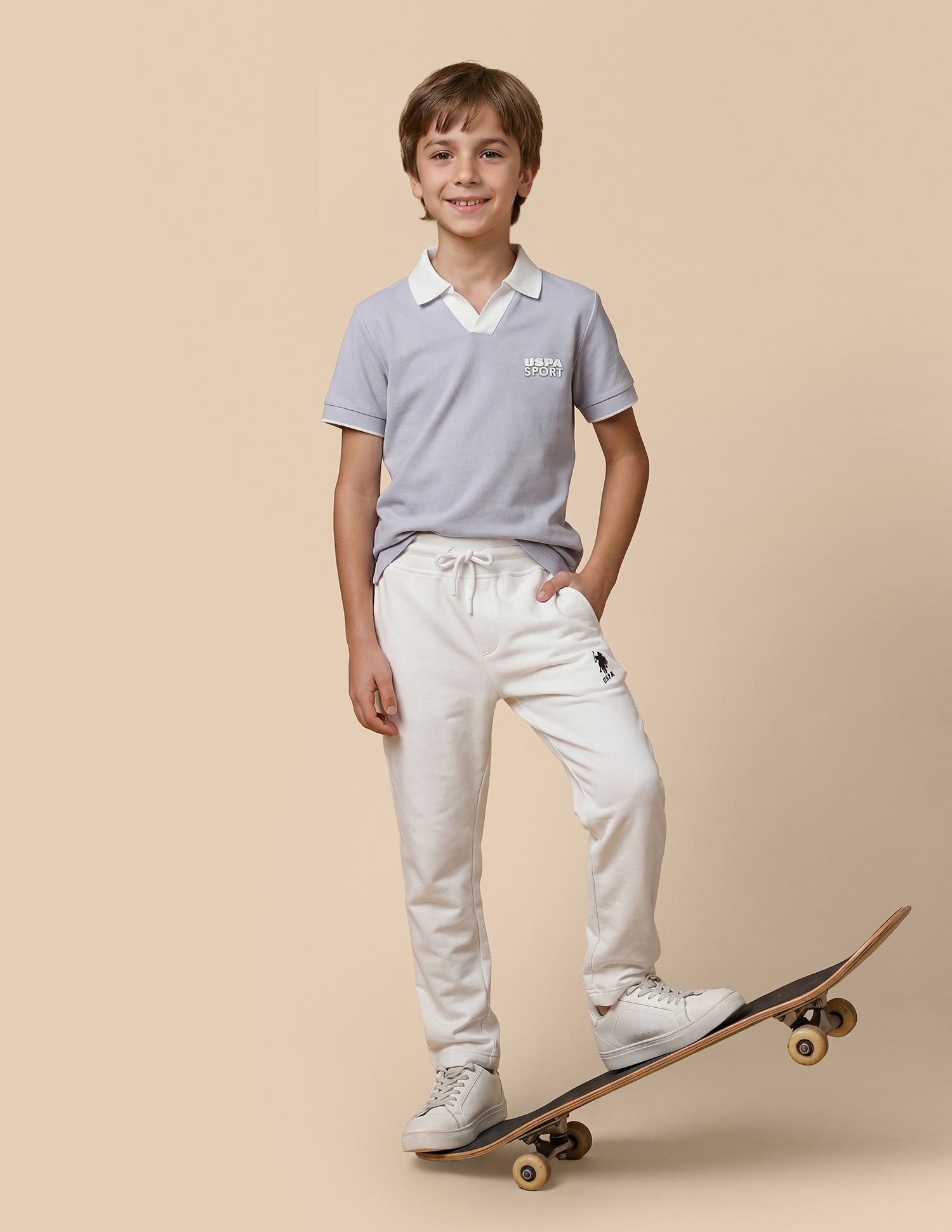 Solid Mid Rise Track Pants