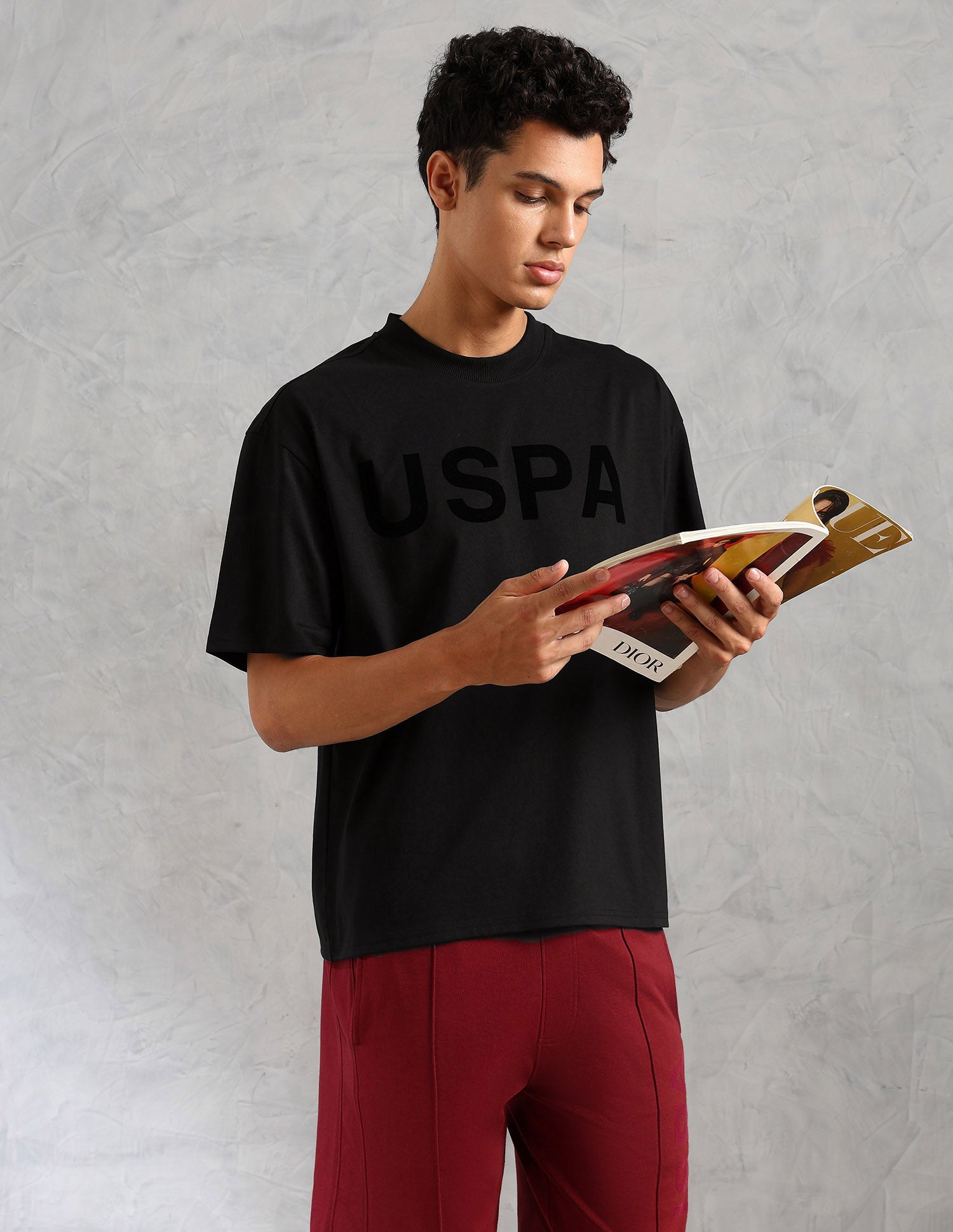 Brand Printed Comfort Fit OEE09 Lounge T-Shirt - Pack Of 1