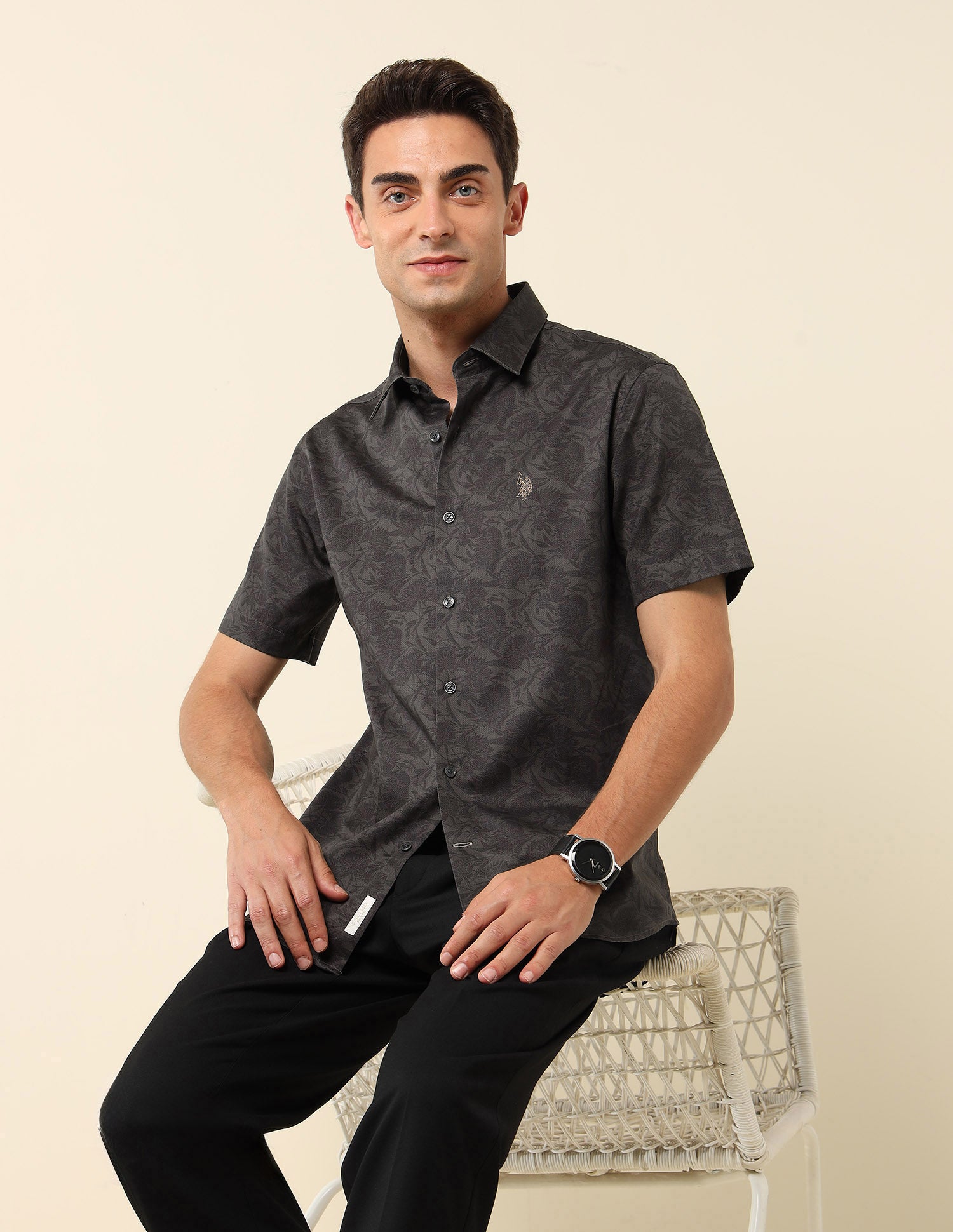 Floral Printed Pure Cotton Shirt