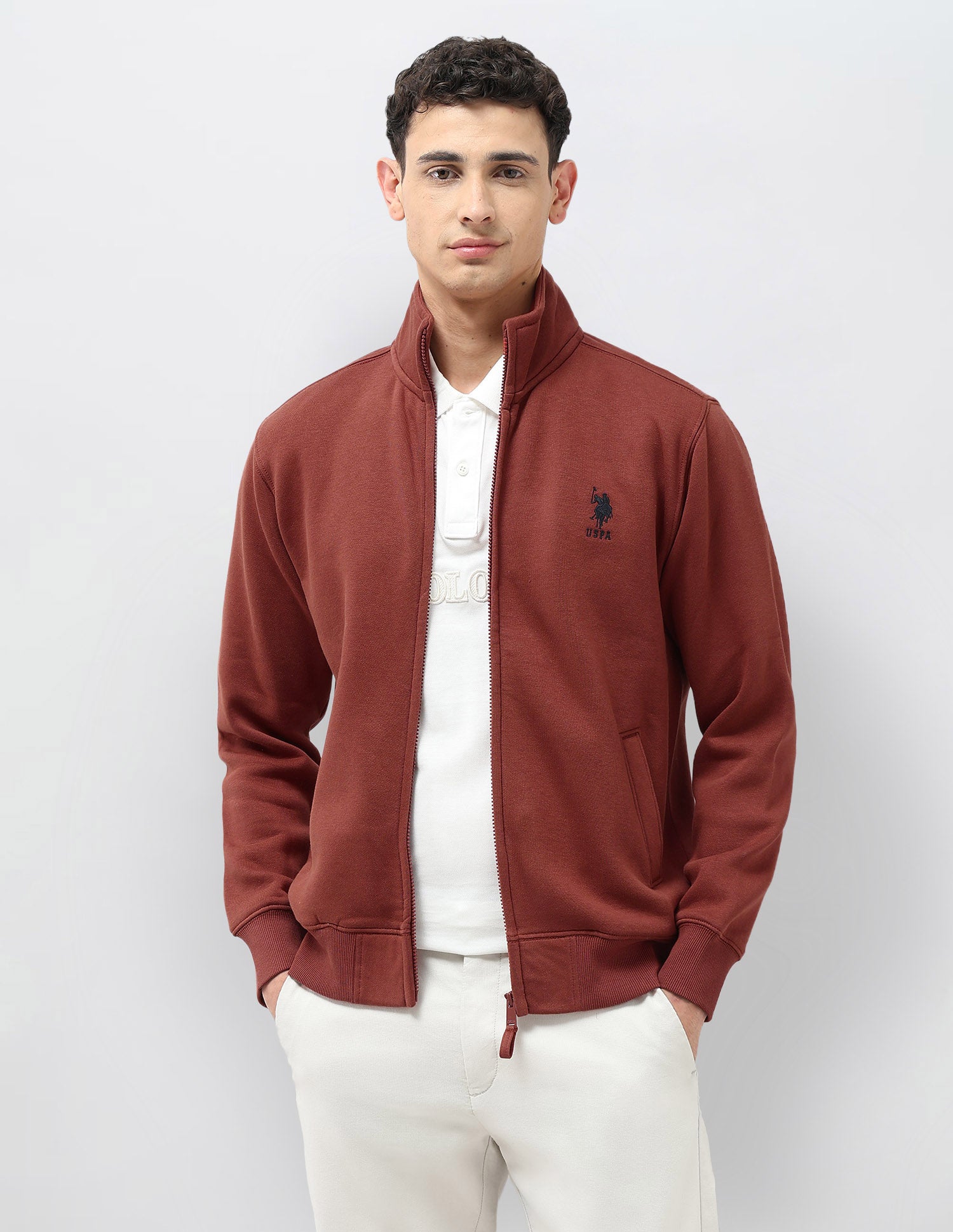 Solid Regular Fit Sweatshirt