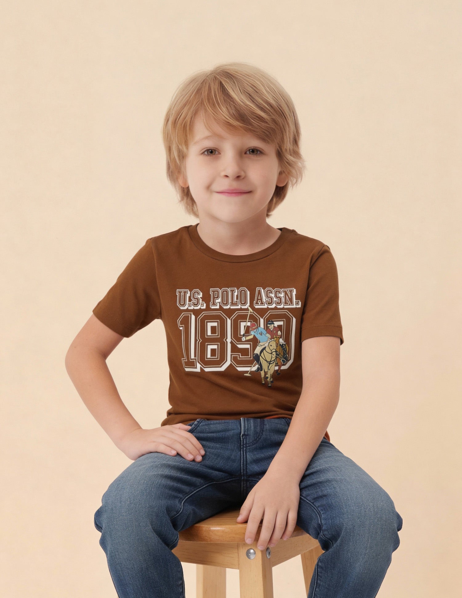 Boys Graphic Brand Printed T-Shirt