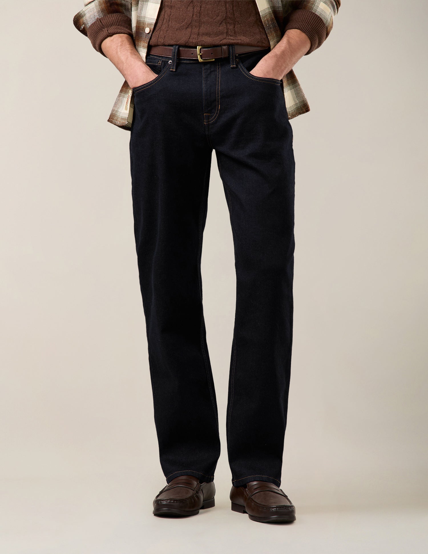 Shawn Relaxed Fit Blue Jeans Dark Indigo - U.S. Polo Assn. India | Large