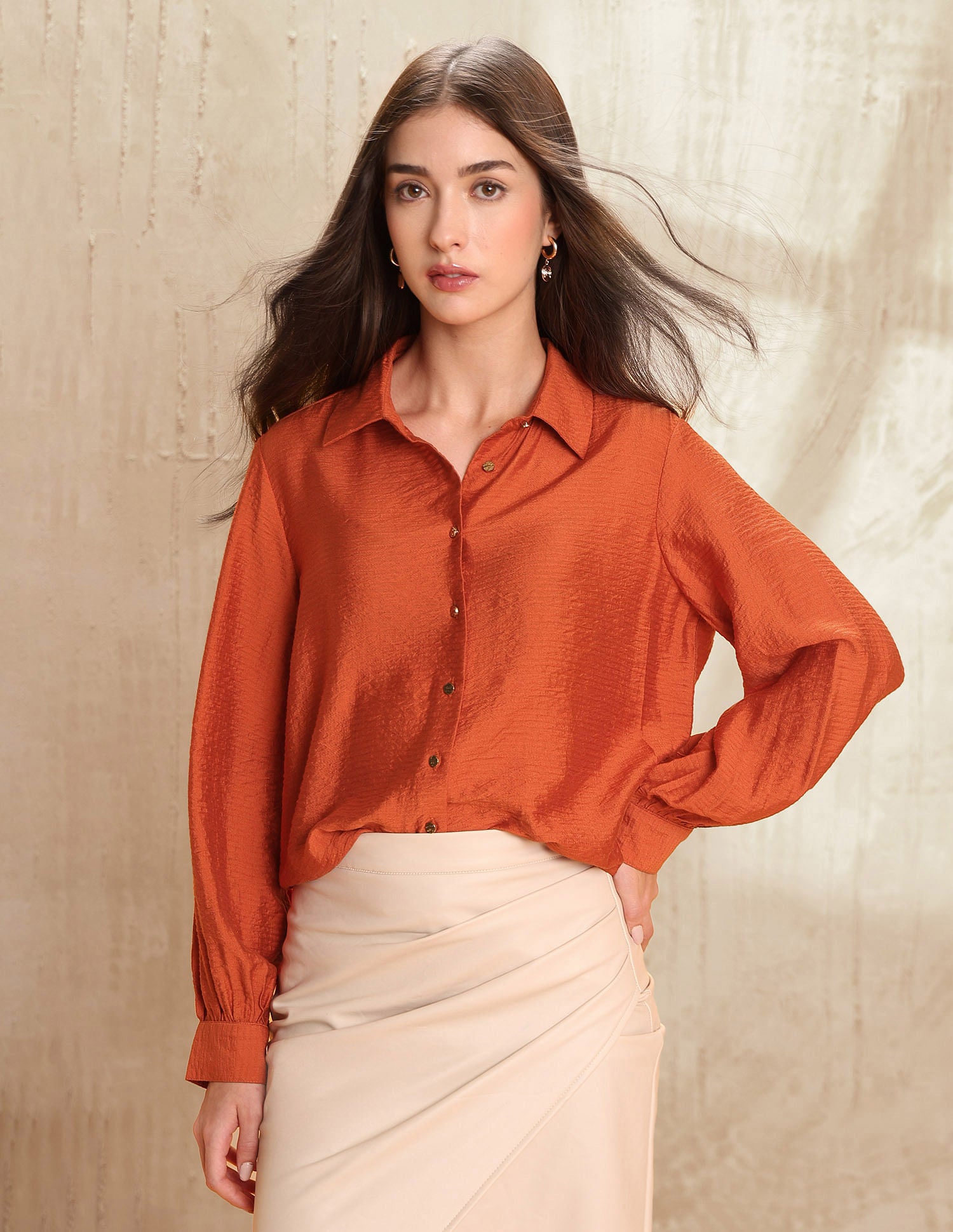 Relaxed Fit Textured Shirt