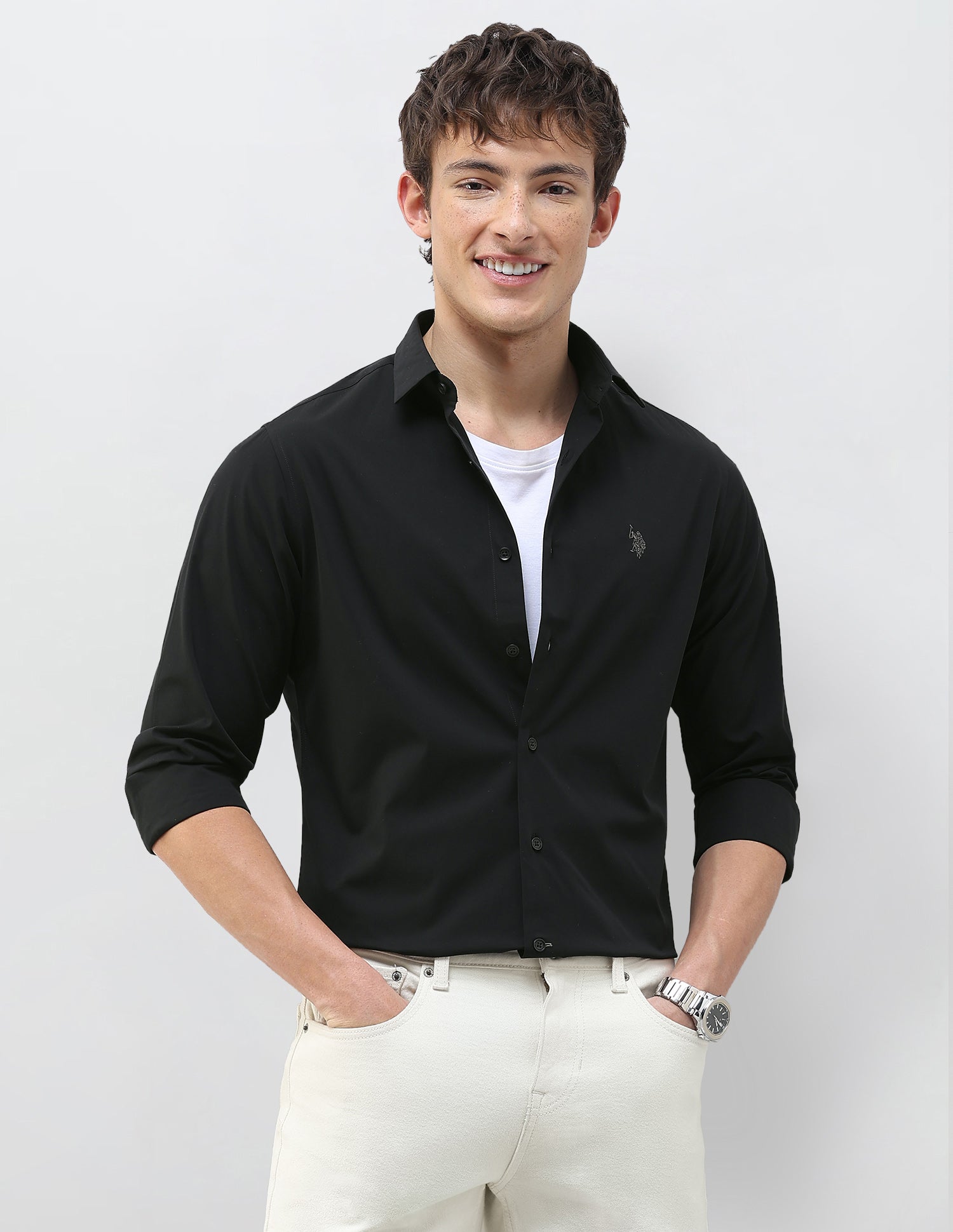 Solid Regular Fit Shirt