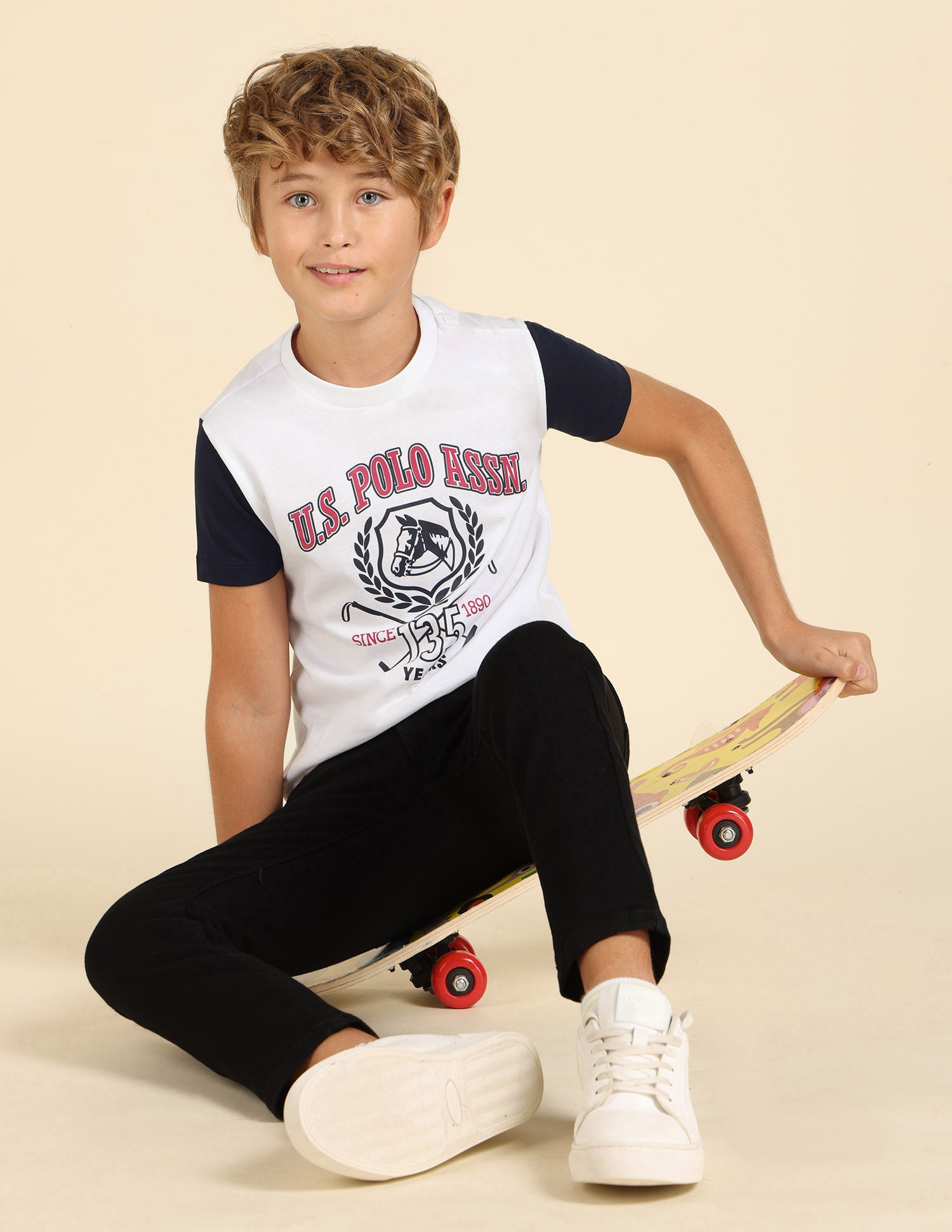 Boys Pure Cotton Regular Fit T-Shirt