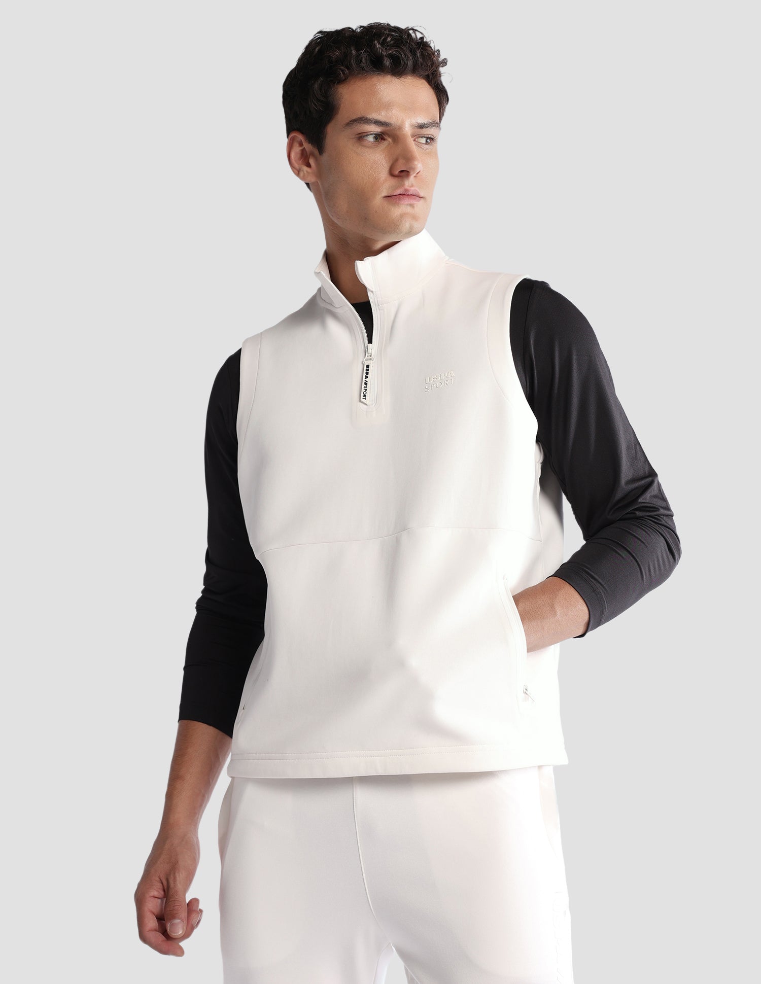 Solid Regular Fit Active Sweatshirt