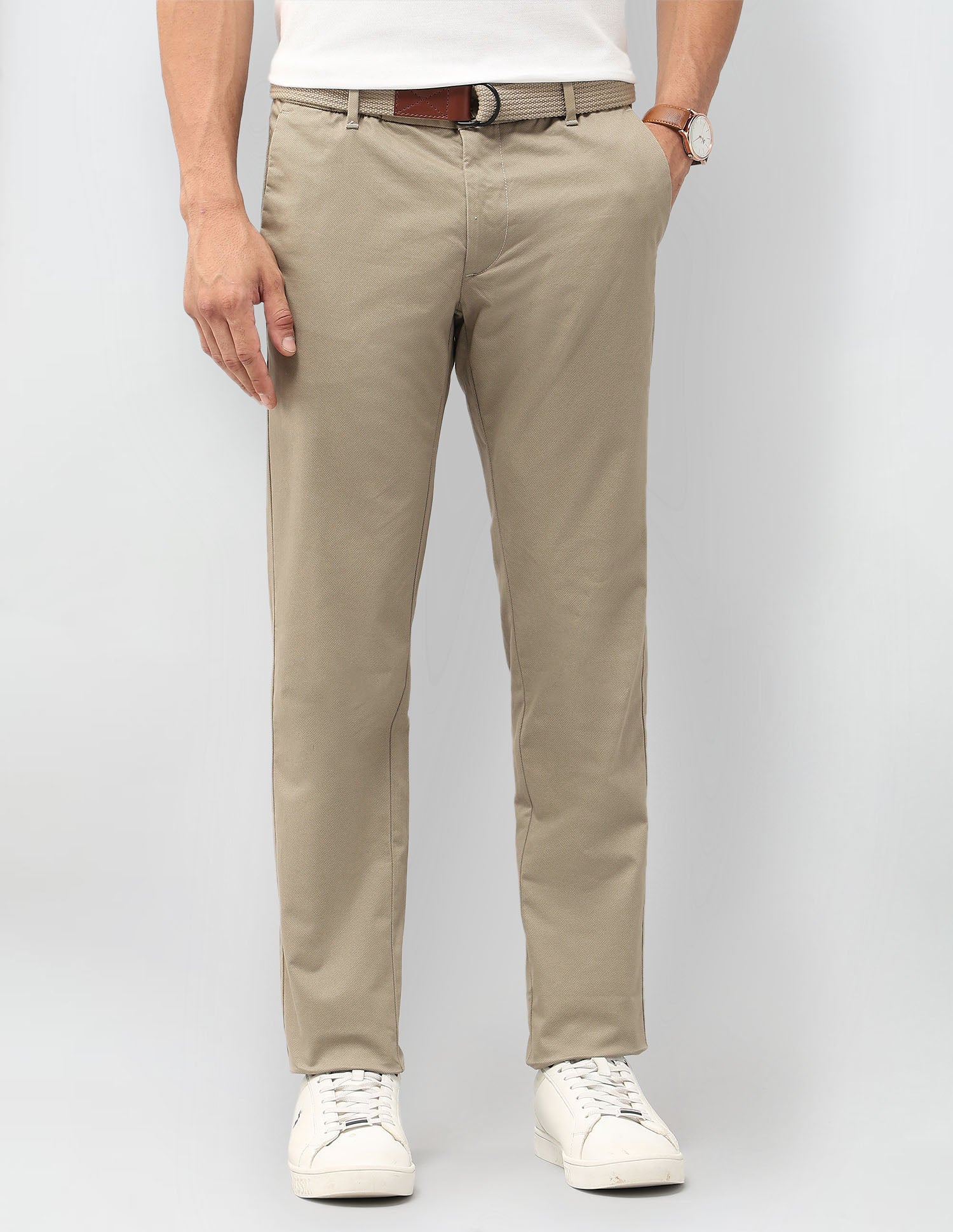 Denver Slim Fit Satin Trousers