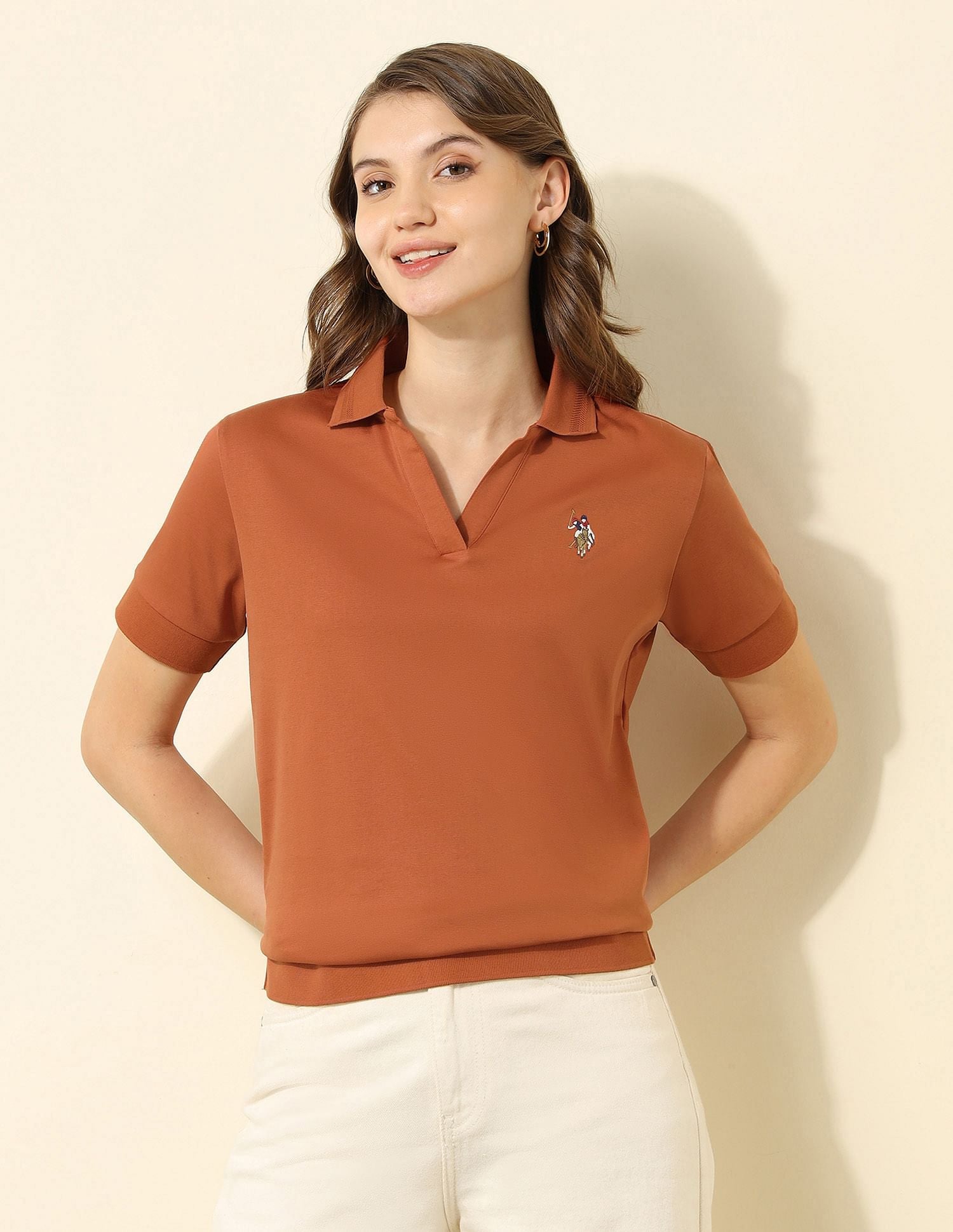 Boxy Fit Polo Shirt