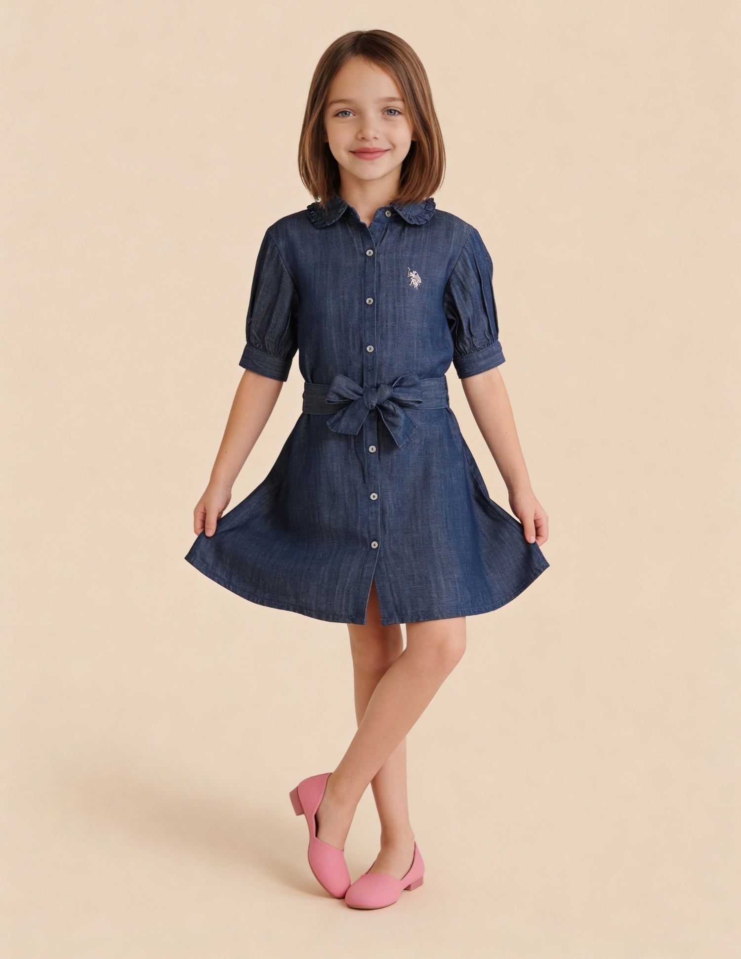 Denim Regular Fit Shirt Dress