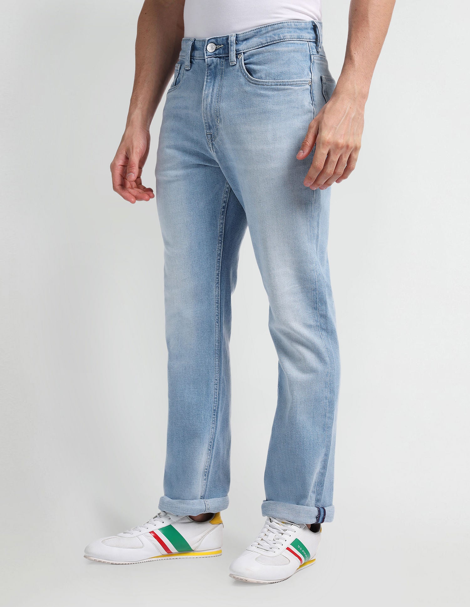 Connor Bootcut Fit Blue Jeans