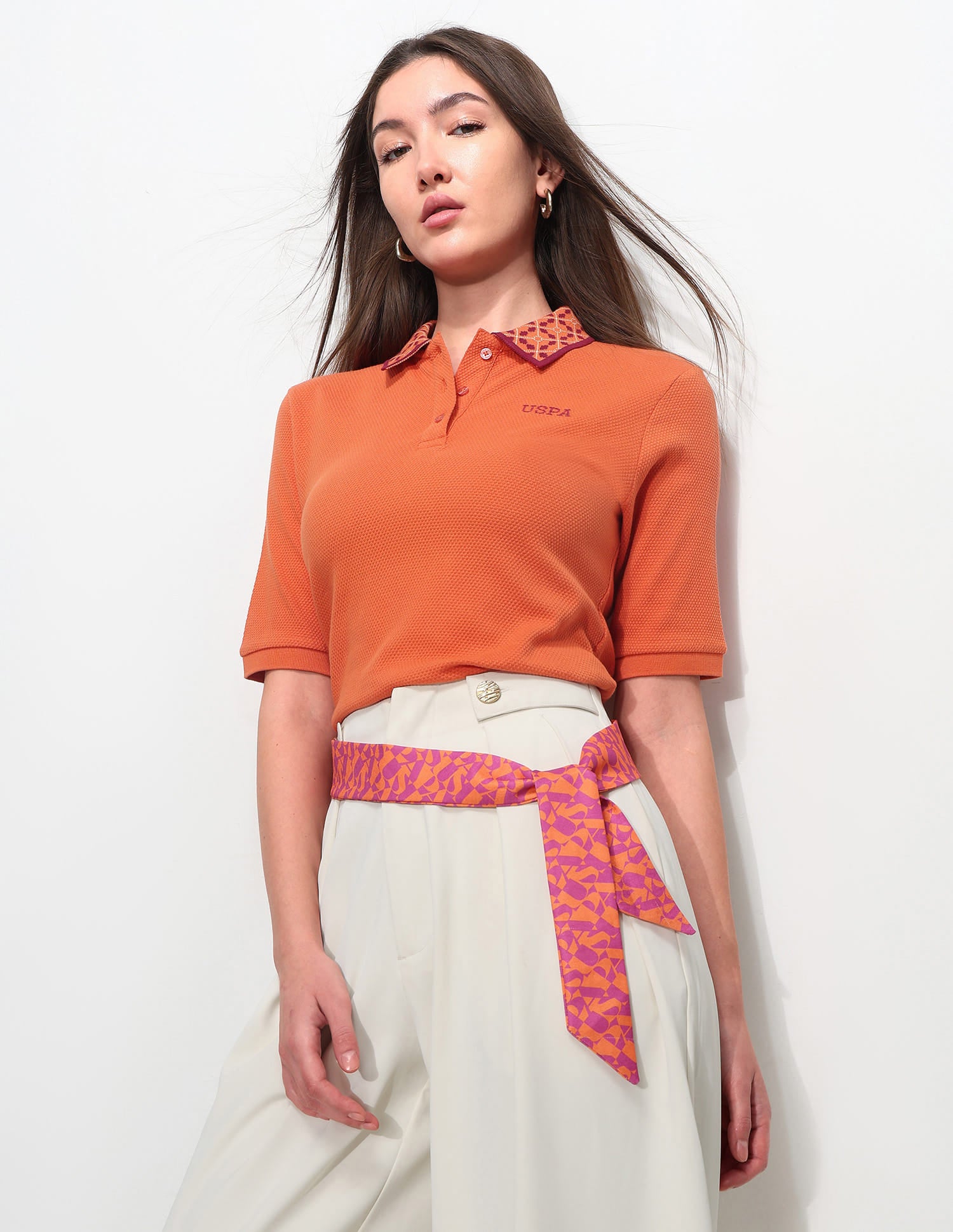 Regular Fit Textured Polo Shirt