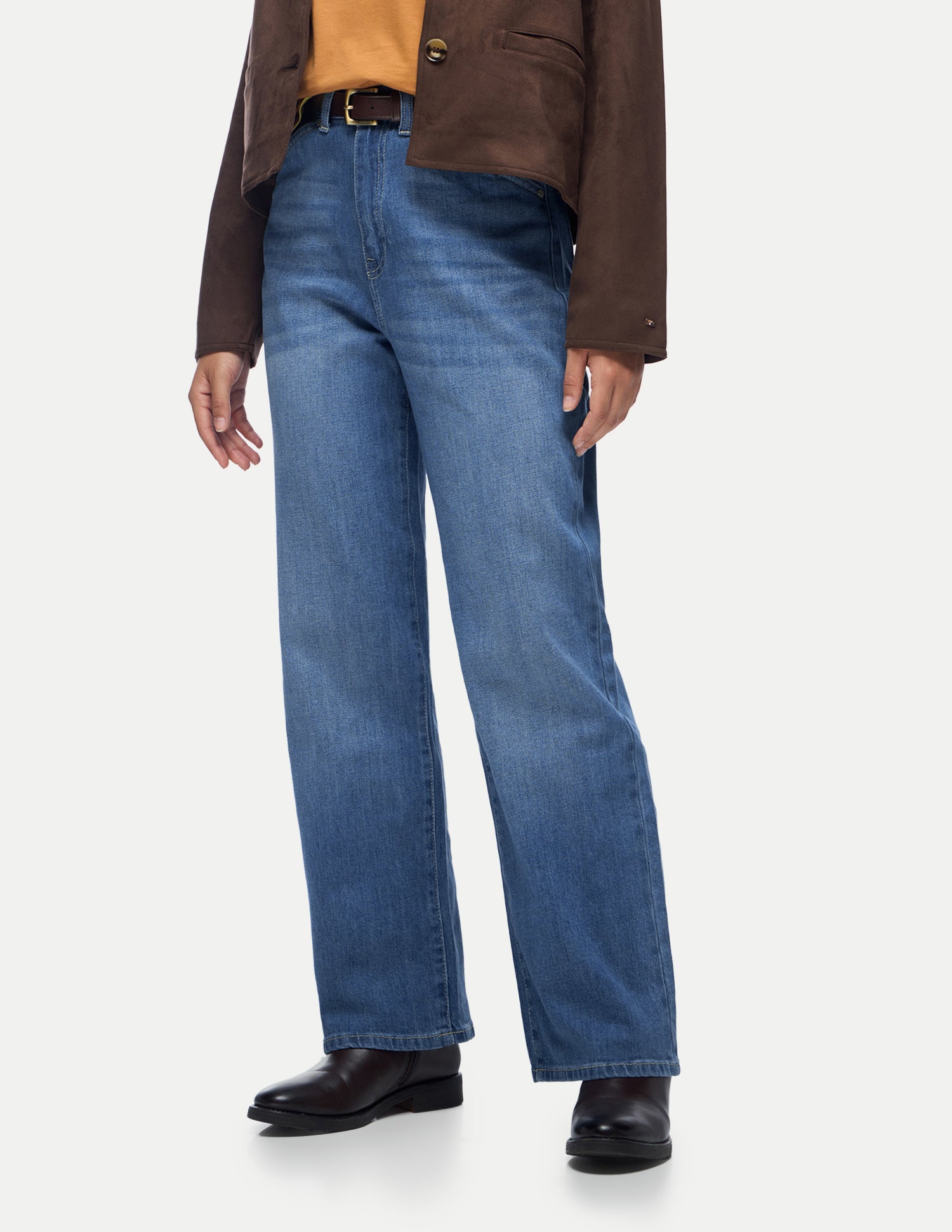 Straight Fit Blue Jeans Blue - U.S. Polo Assn. India | Large