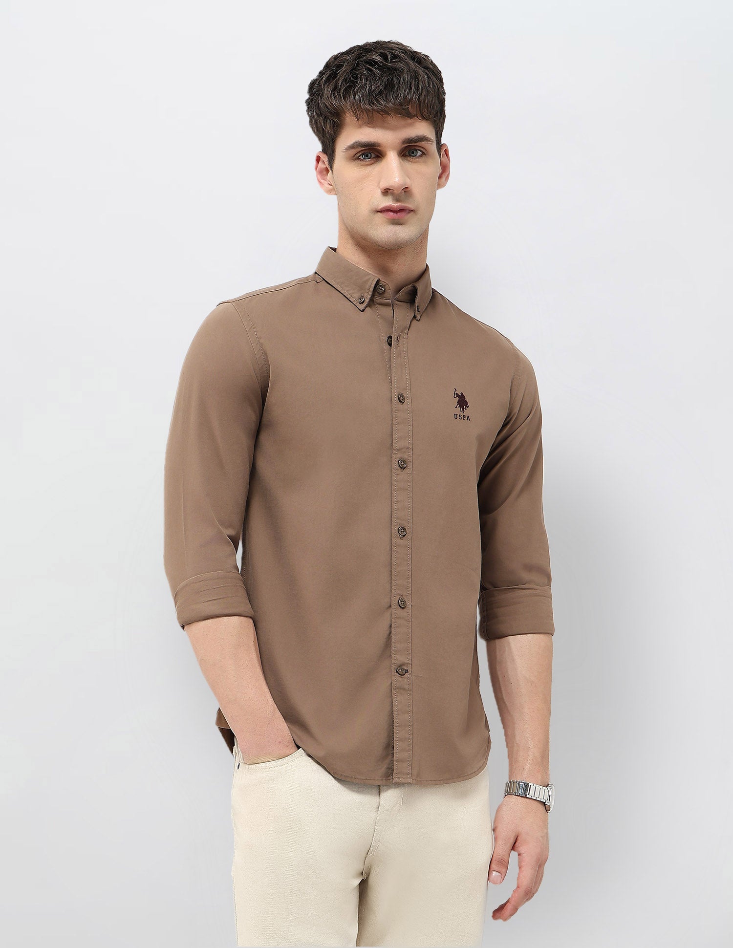 Solid Regular Fit Shirt