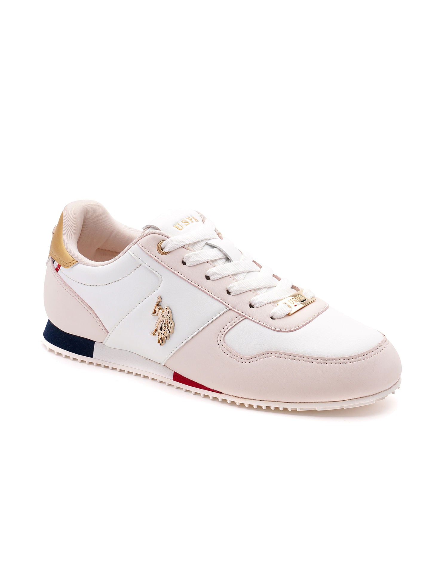 Women Round Toe Sorrento 2.0 Sneakers Cream - U.S. POLO ASSN. | Large
