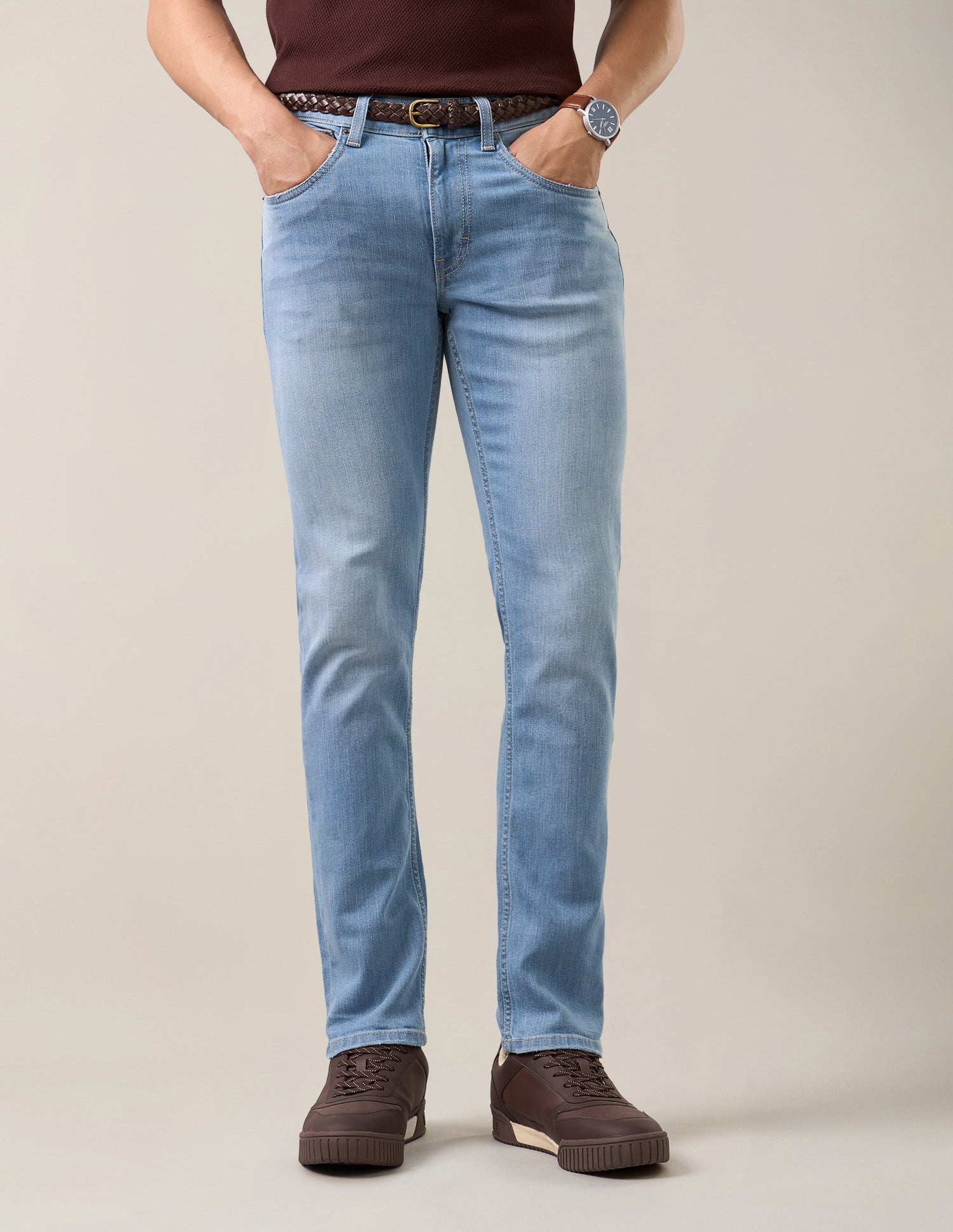 Regallo Skinny Fit Blue Jeans Blue - U.S. Polo Assn. India | Large