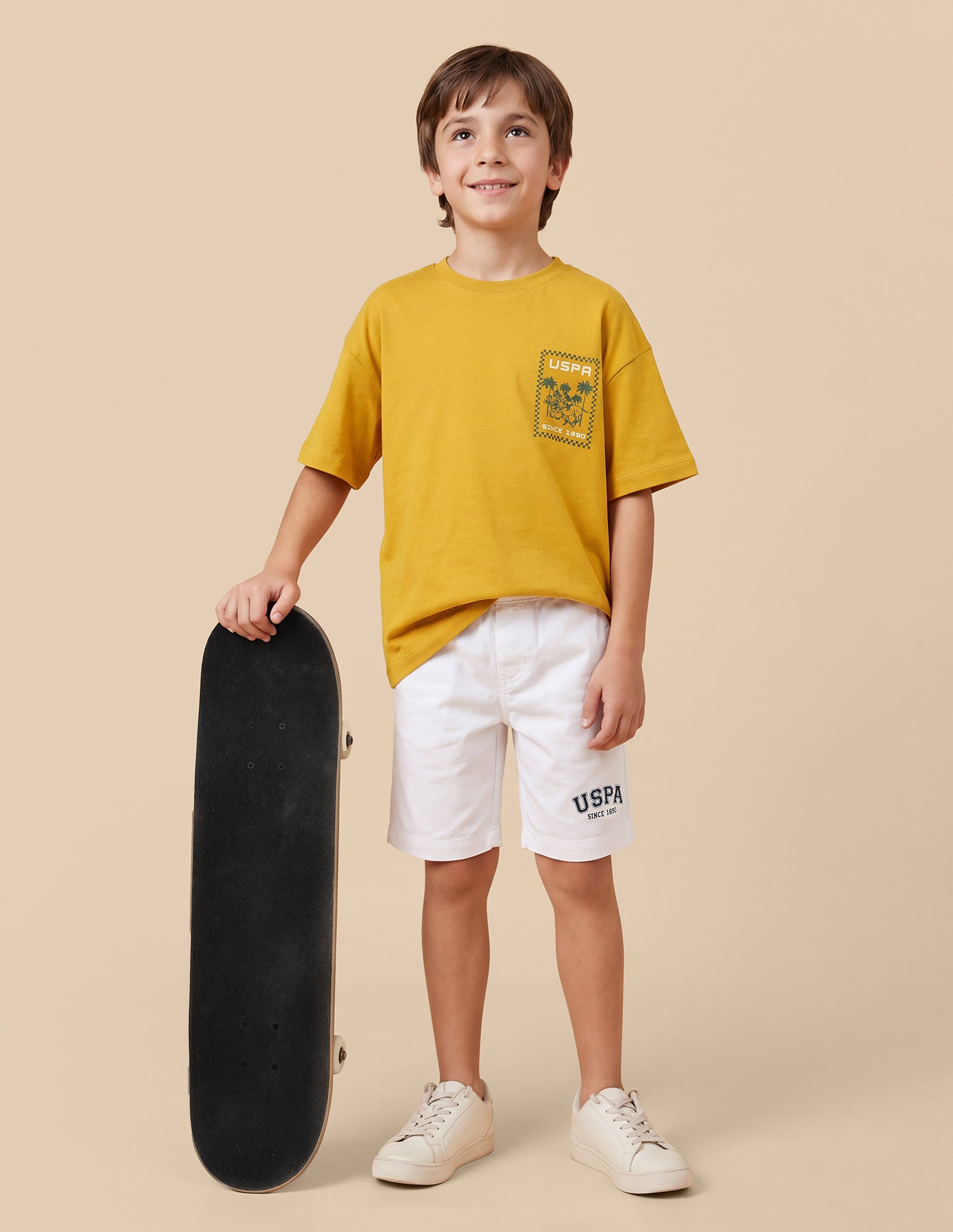 Graphic Brand Printed Oversized Fit T-Shirt