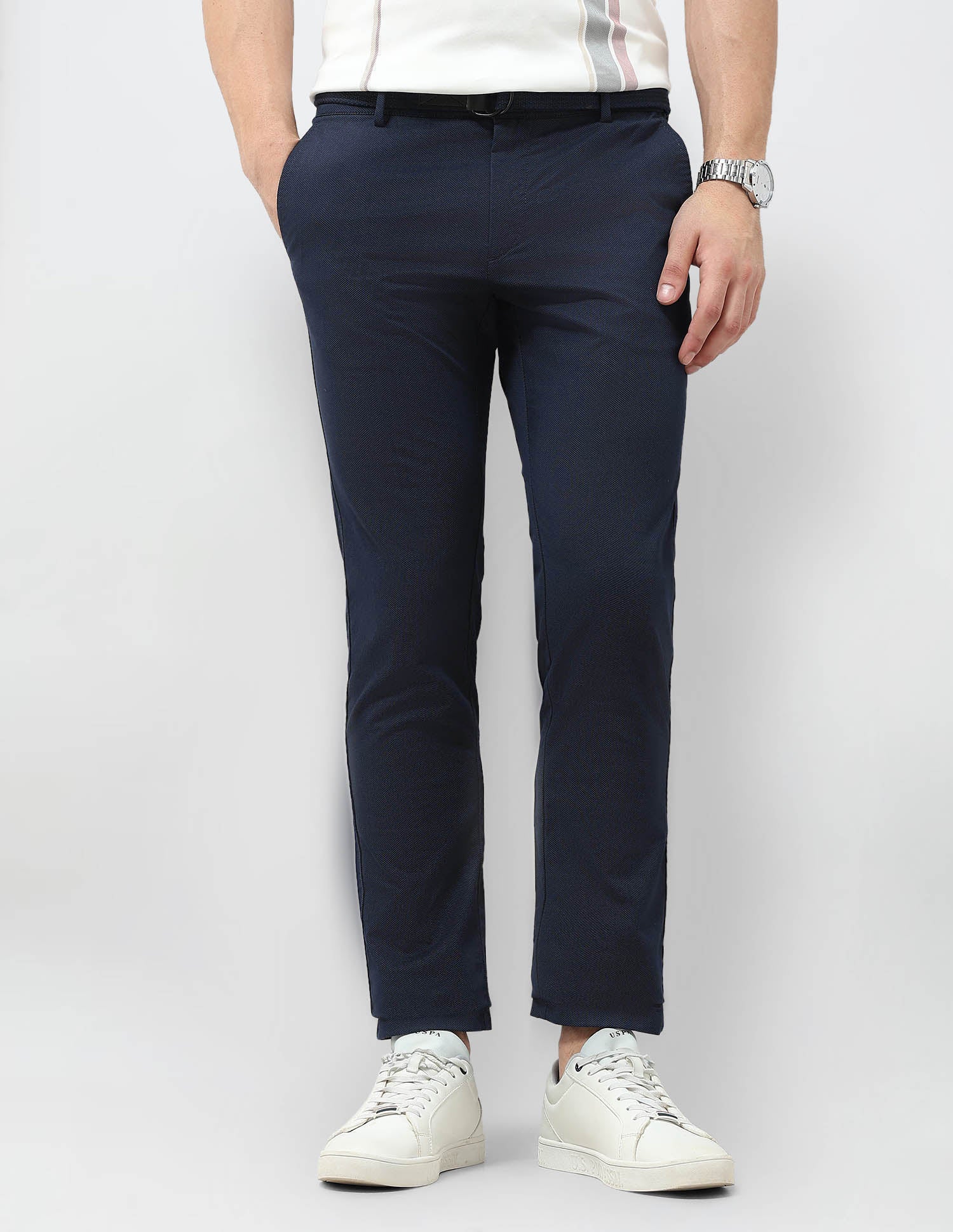 Denver Slim Fit Satin Trousers