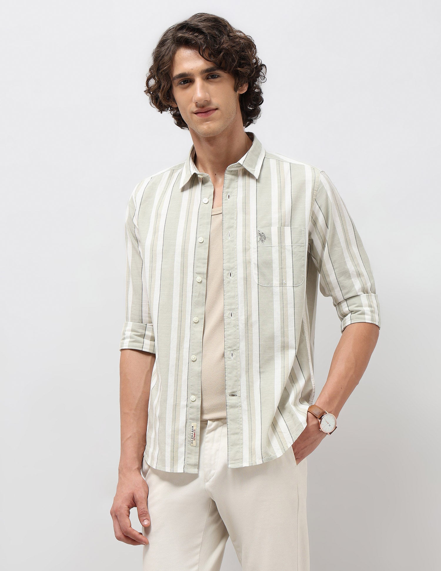 Pure Cotton Slim Fit Shirt