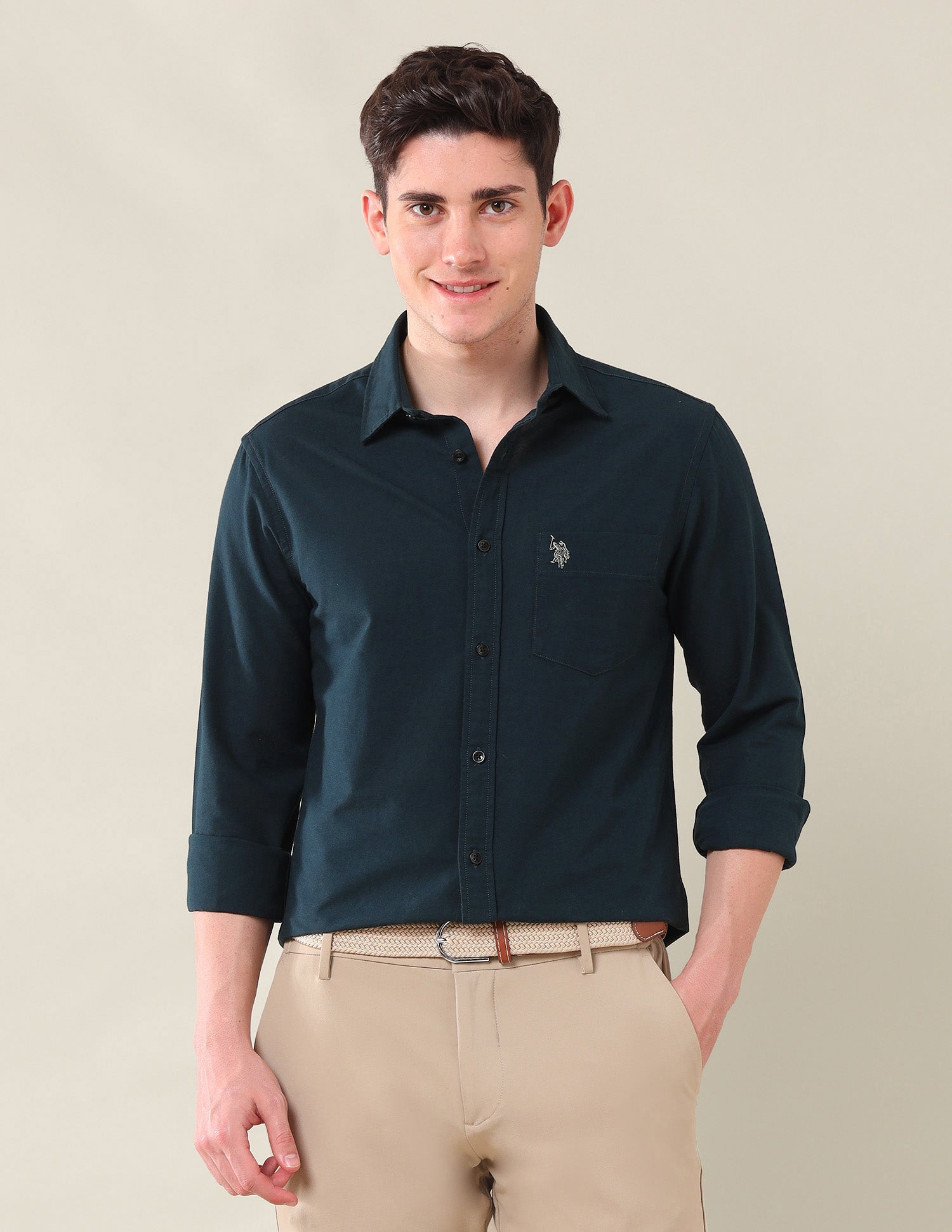 Tailored Fit Poplin Shirt