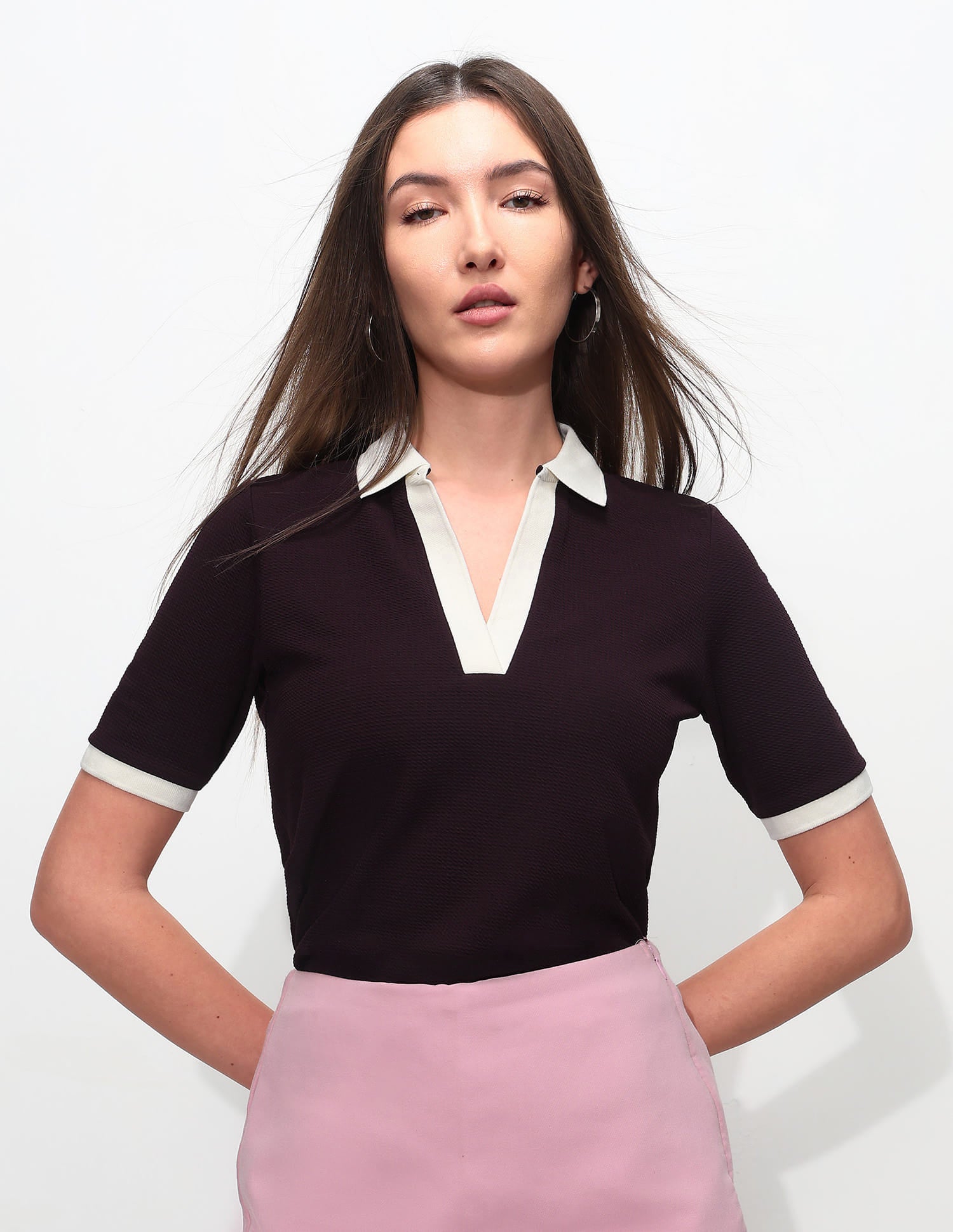 Regular Fit Textured Polo Shirt