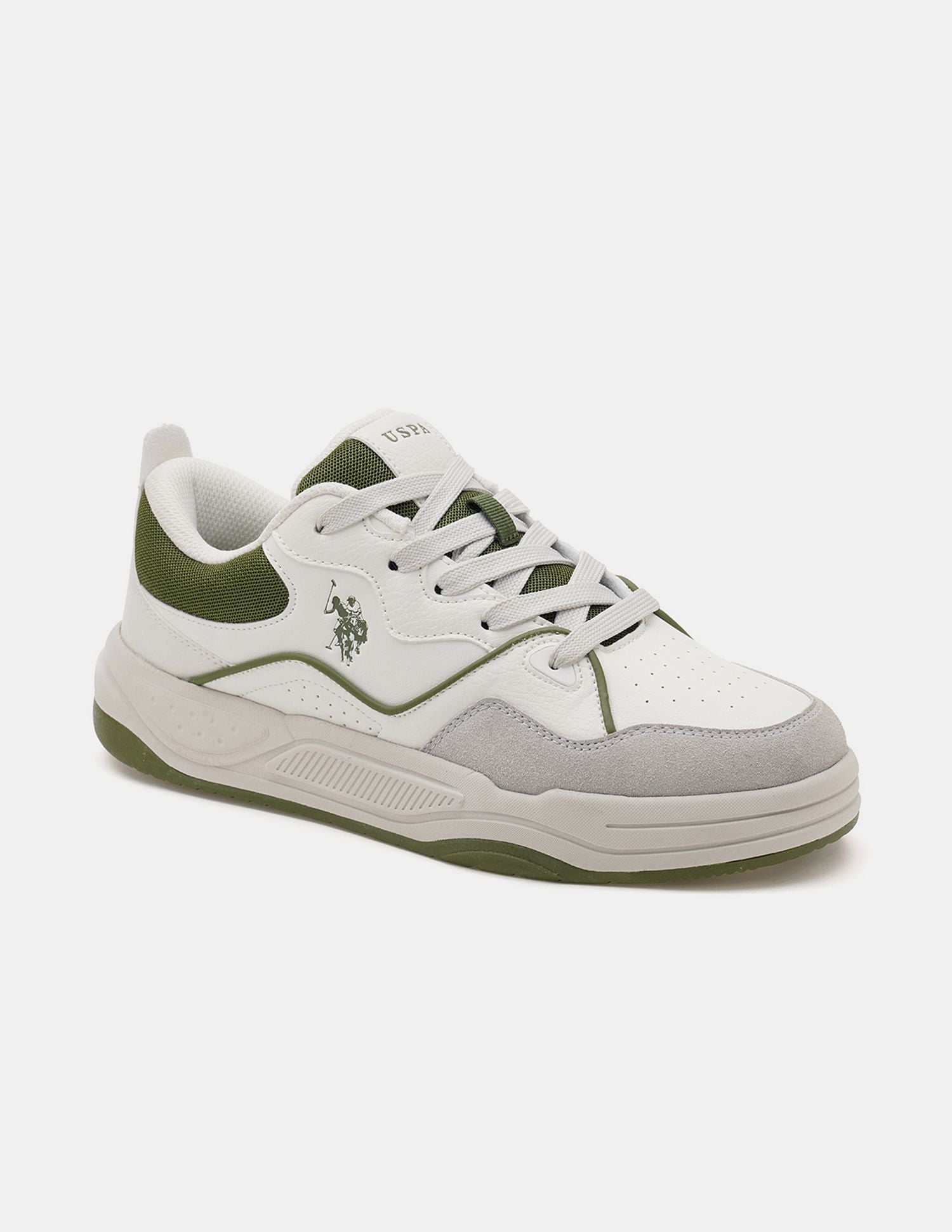 Men Odore Colour Blocked Sneakers Green - U.S. POLO ASSN. | Large