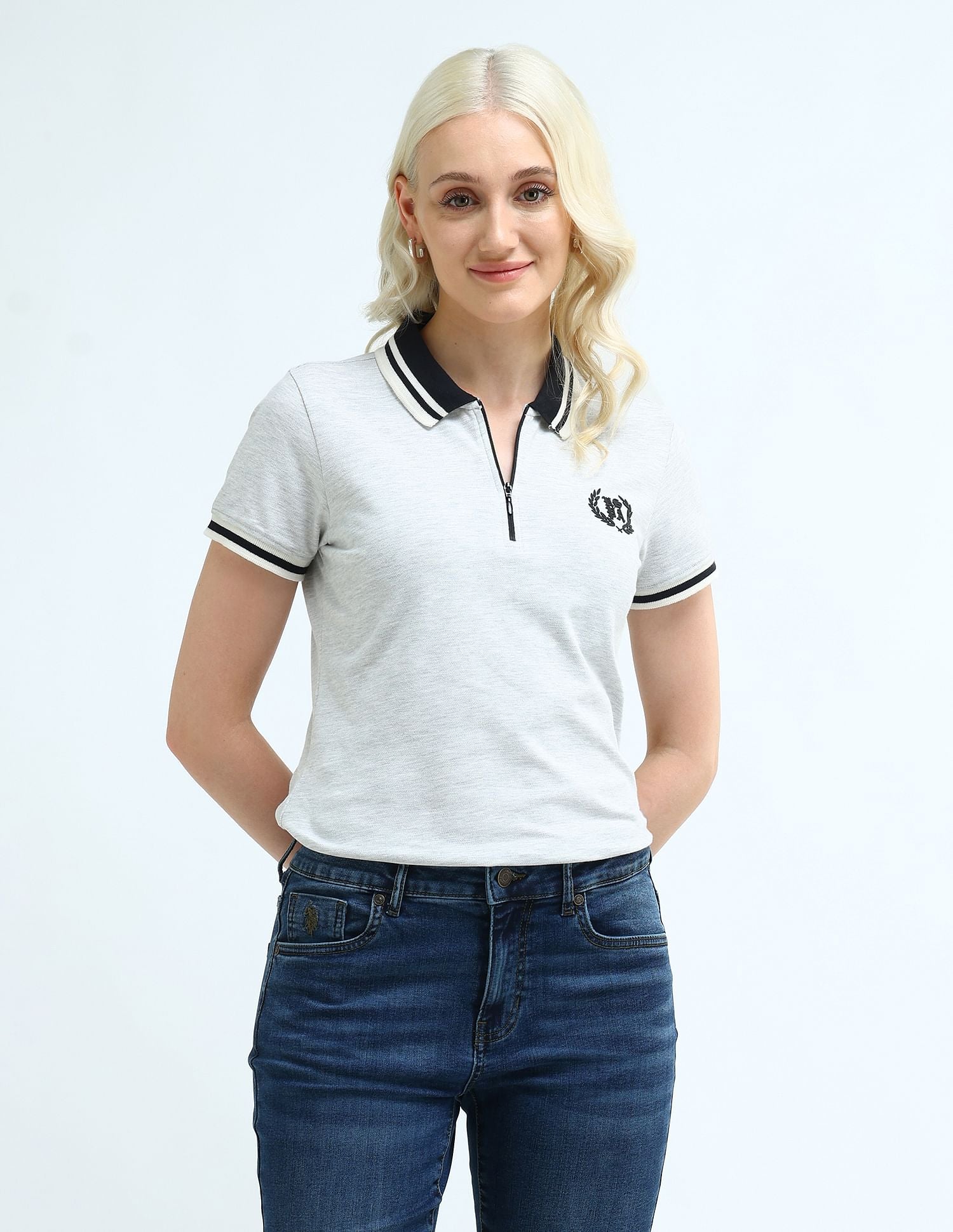 Regular Fit Solid Polo Shirt