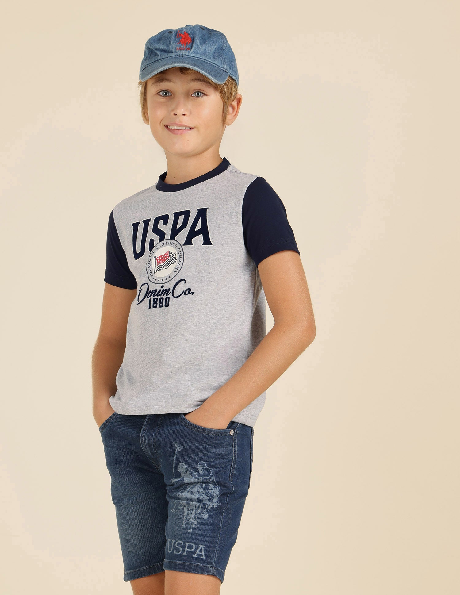 Boys Brand Printed Pure Cotton T-Shirt