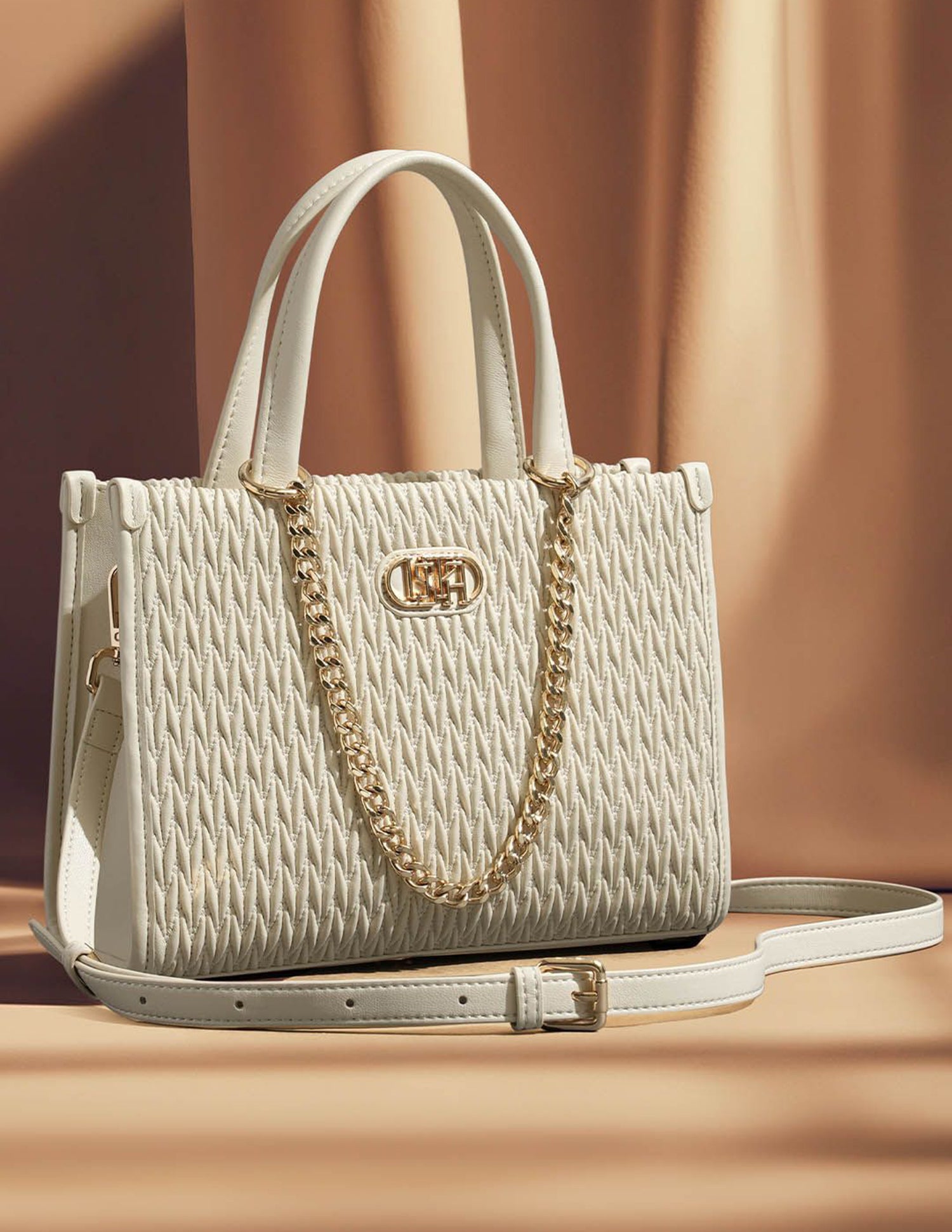 Chloe 2.0 Textured Satchel Bag