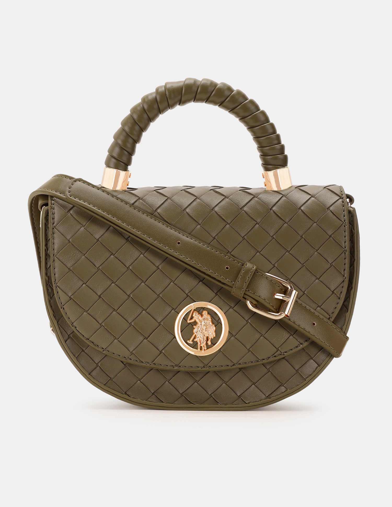 Women Andra Patterned Weave Crossbody Bag