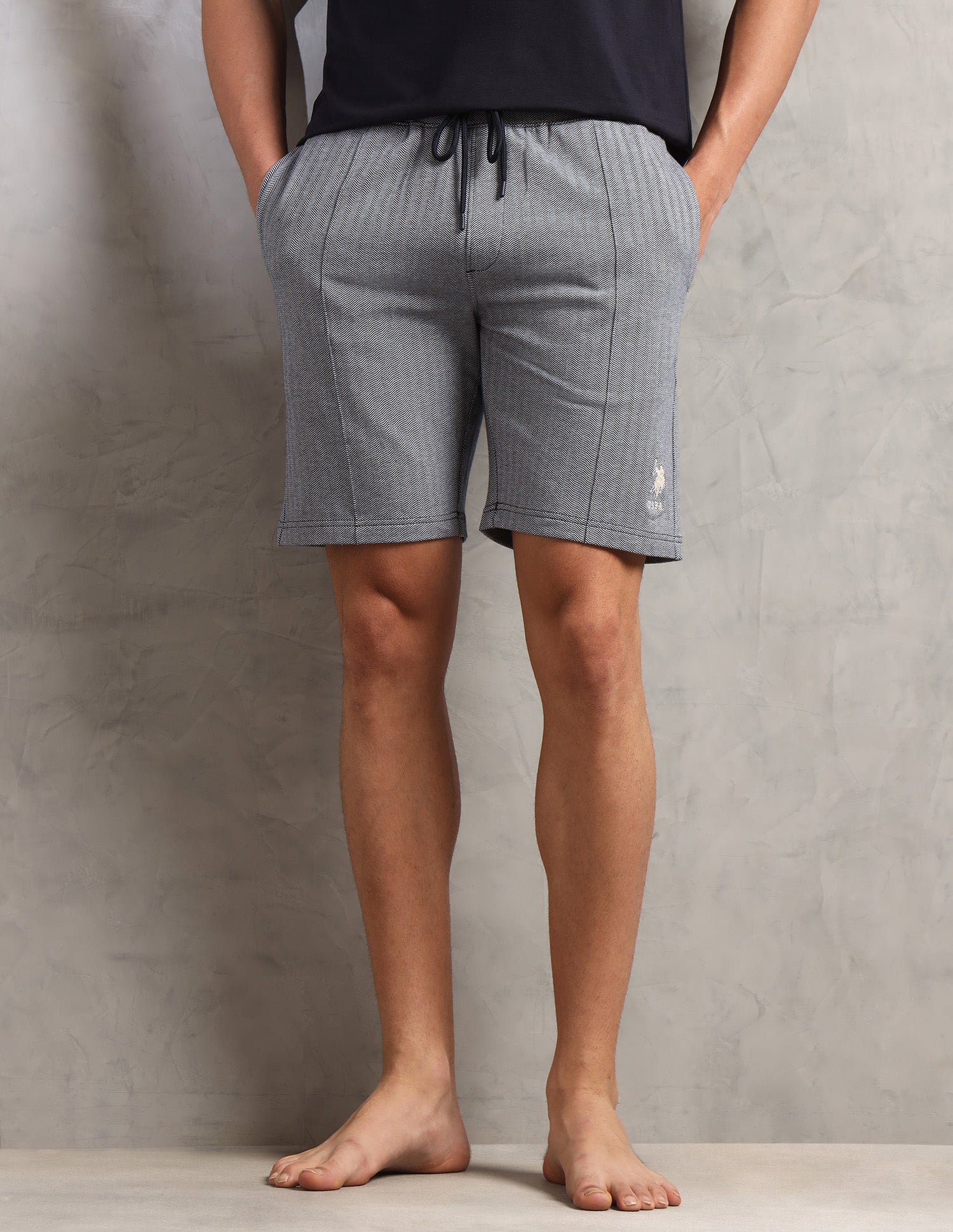 Chevron Slim Fit PS004-PL Lounge Shorts - Pack of 1