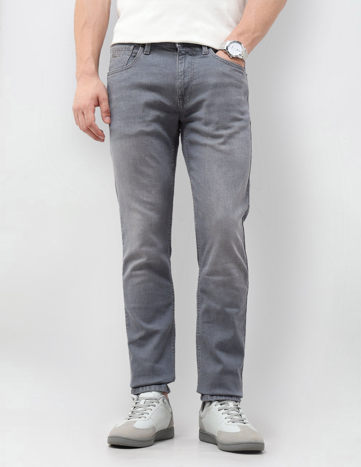 Brandon Slim Tapered Fit Stone Washed Jeans