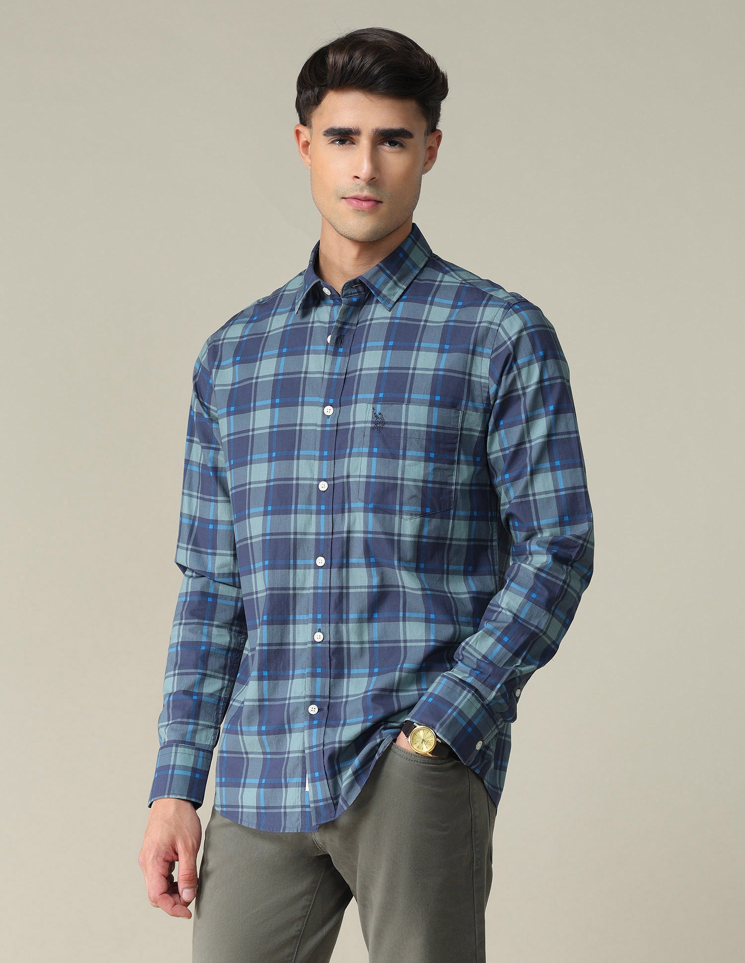 Tartan Check Cotton Shirt