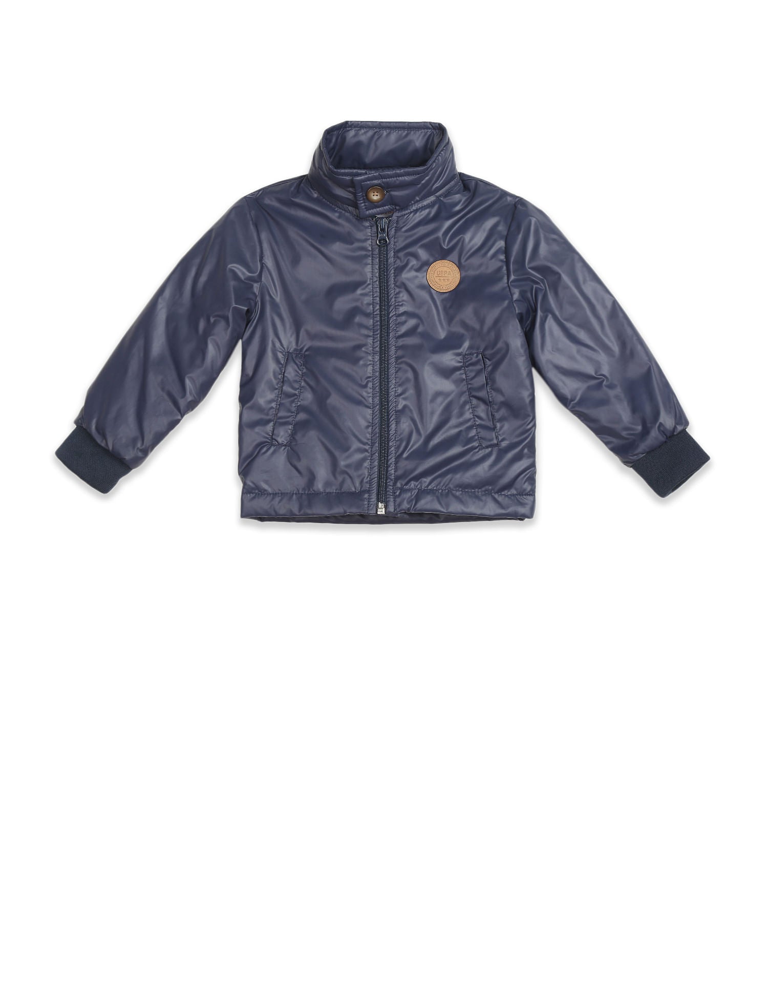 Long Sleeve High Neck Casual Jacket