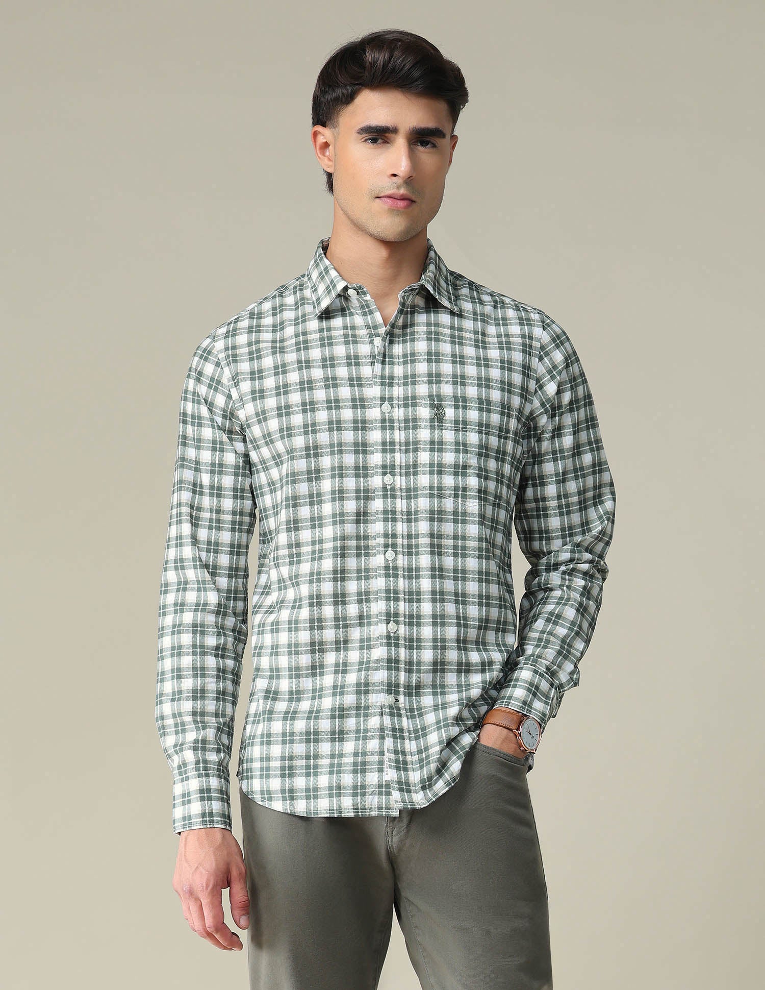 Pure Cotton Tartan Check Shirt