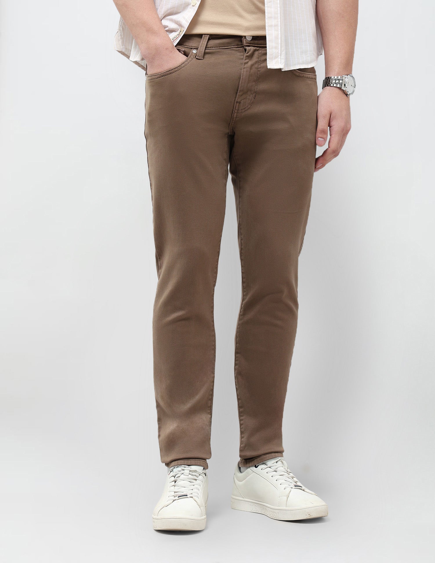 Brandon Slim Tapered Fit Mid Rise Jeans