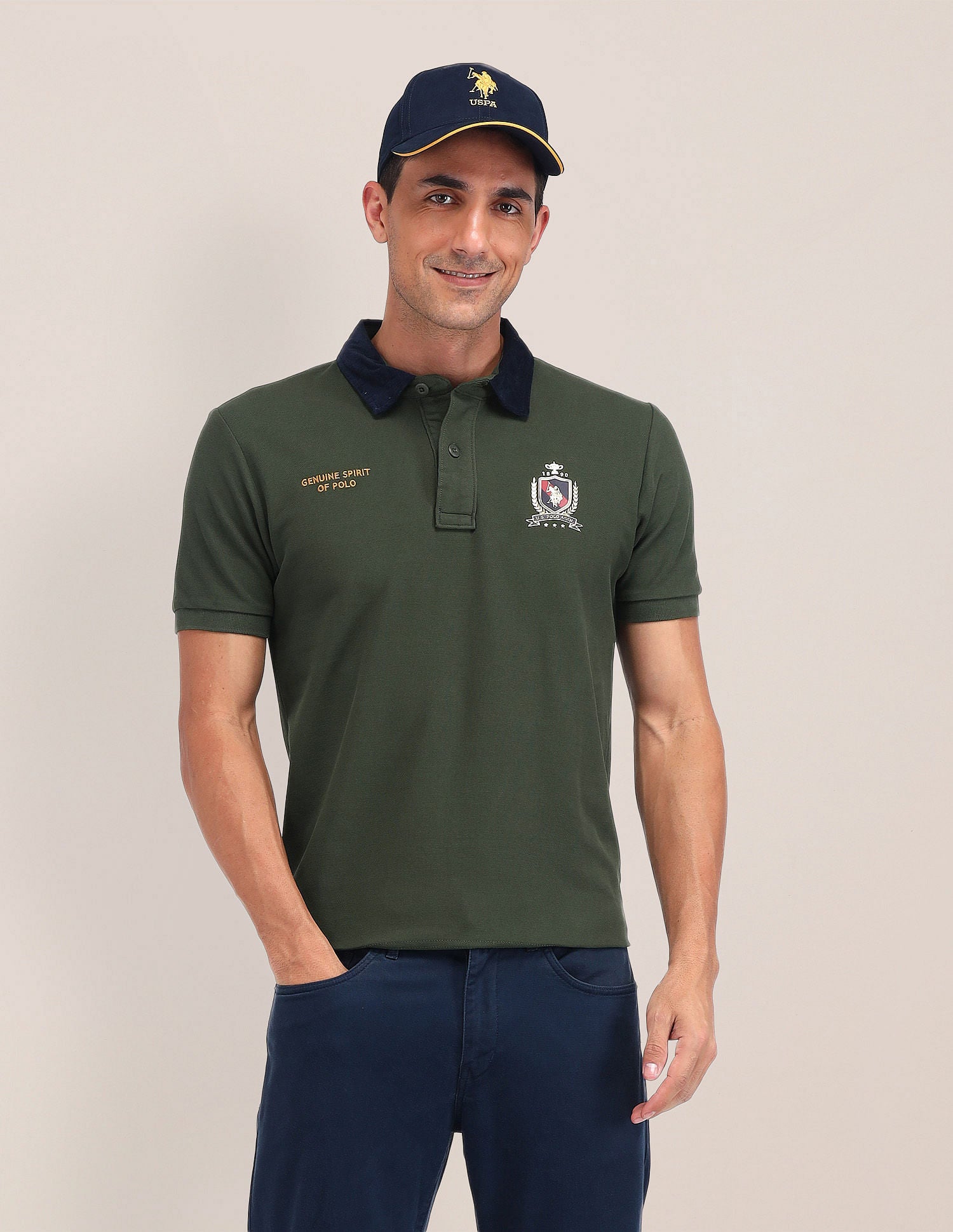 Slim Fit Solid Polo Shirt