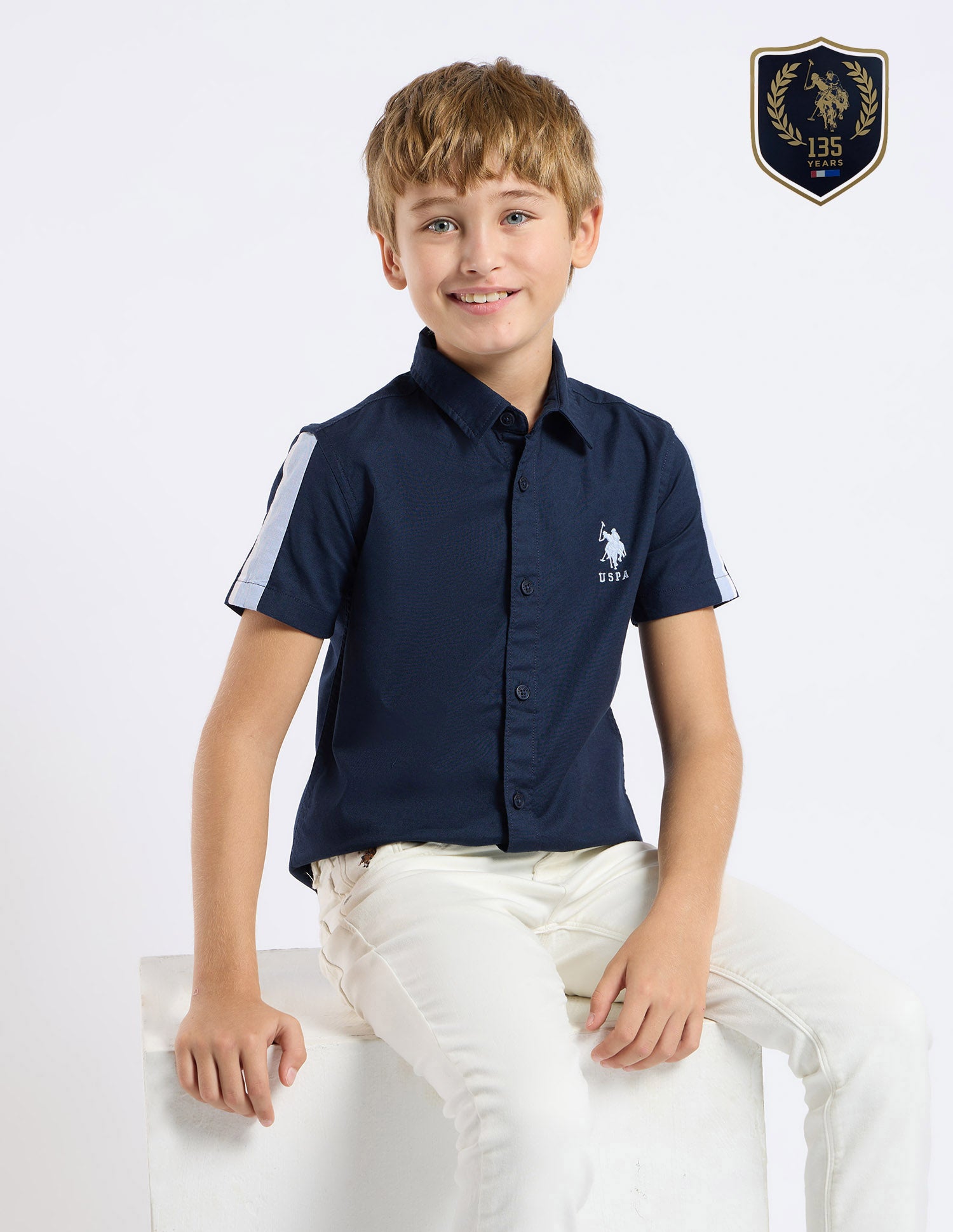 Boys Oxford Regular Fit Shirt