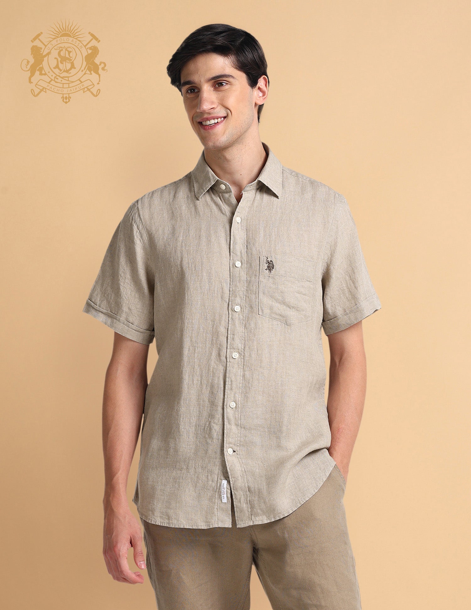 Tailored Fit Linen Shirt