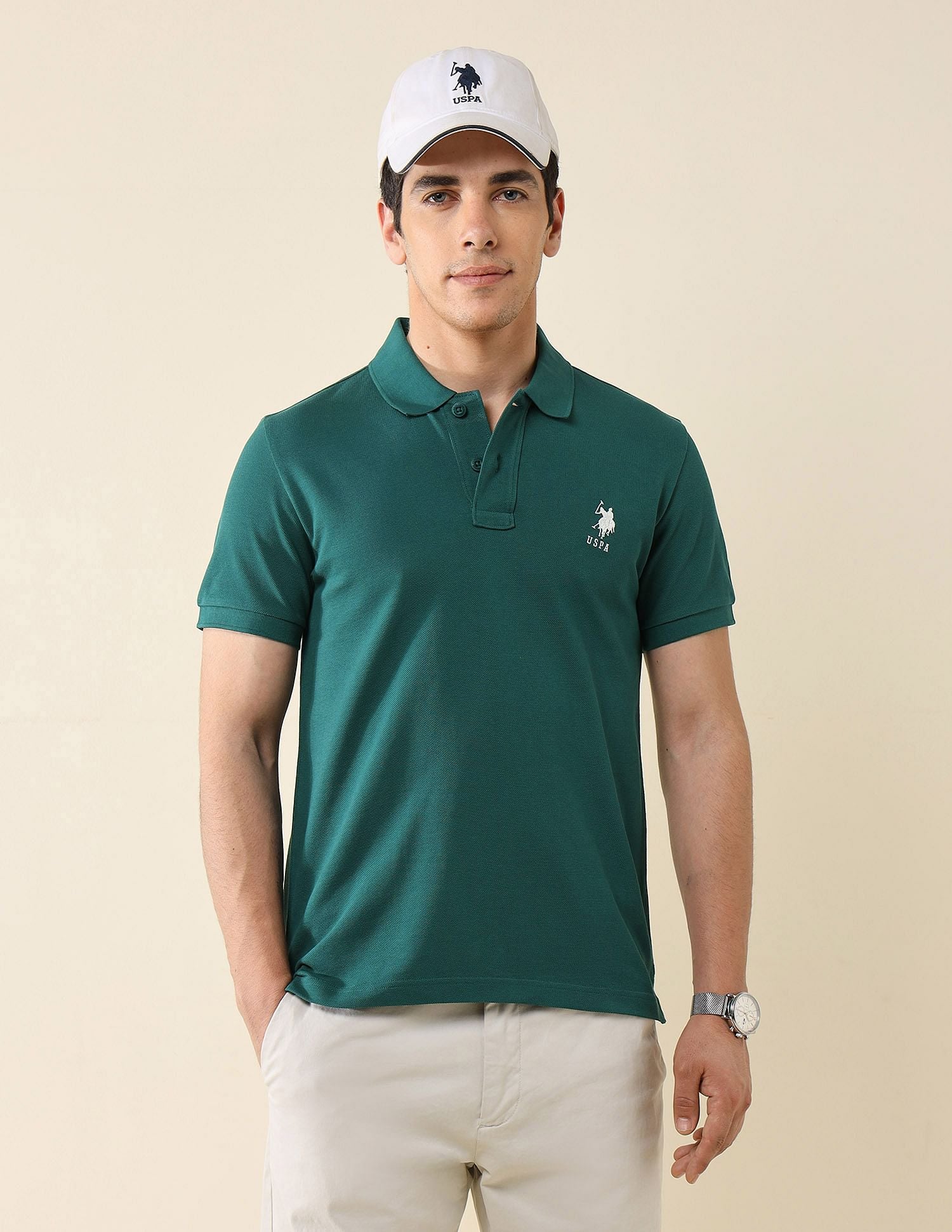 Pure Cotton Slim Fit Polo Shirt