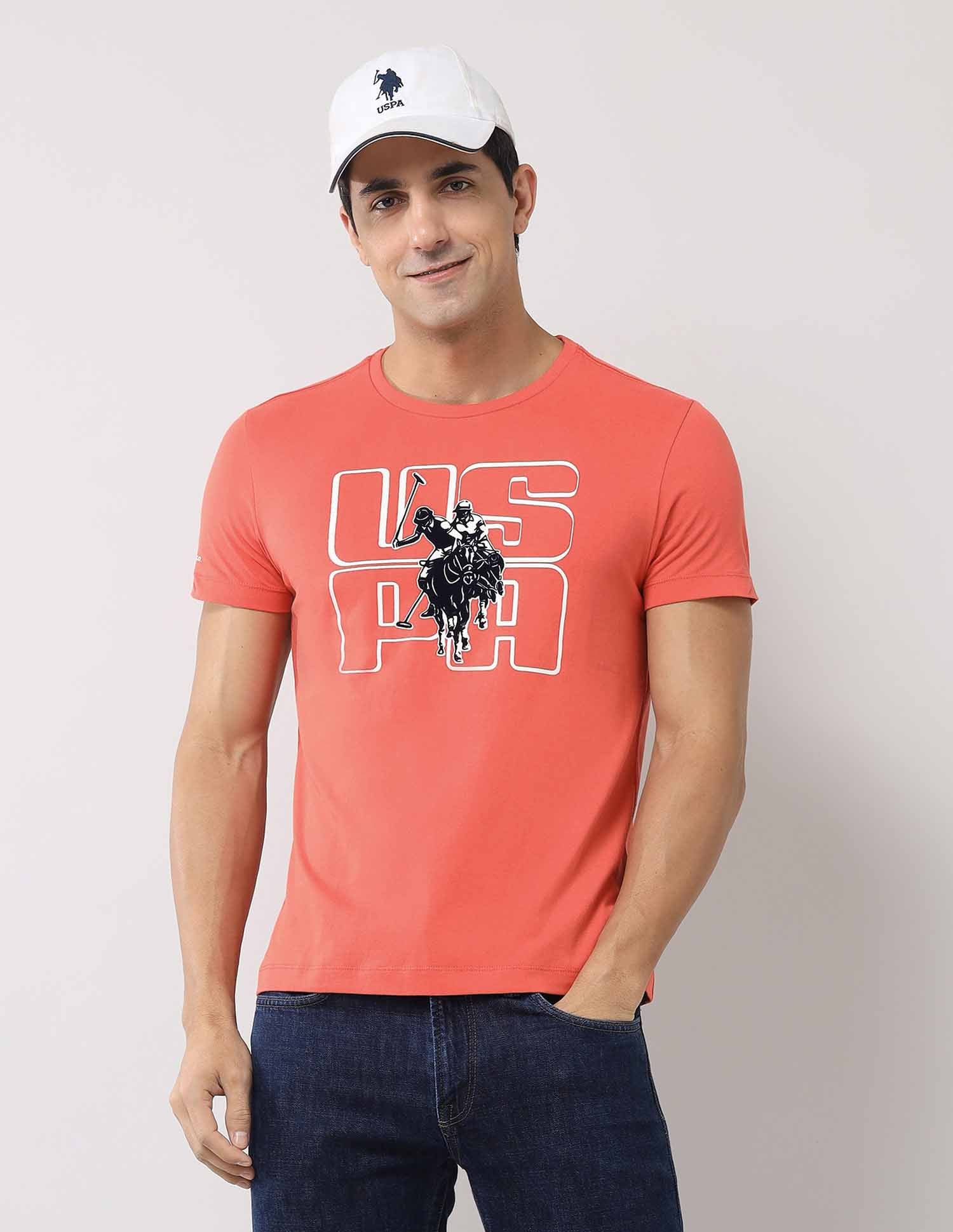 Brand Printed Pure Cotton T-Shirt