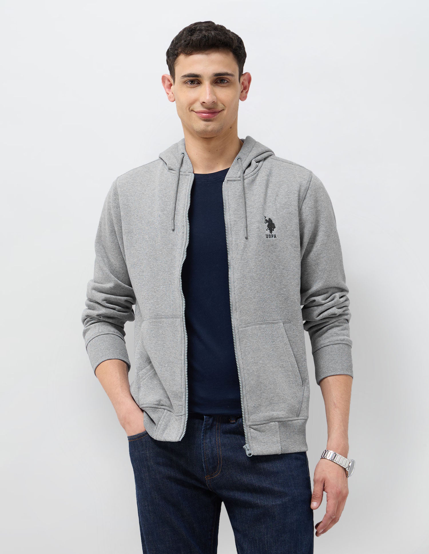 Heathered Regular Fit Sweatshirt